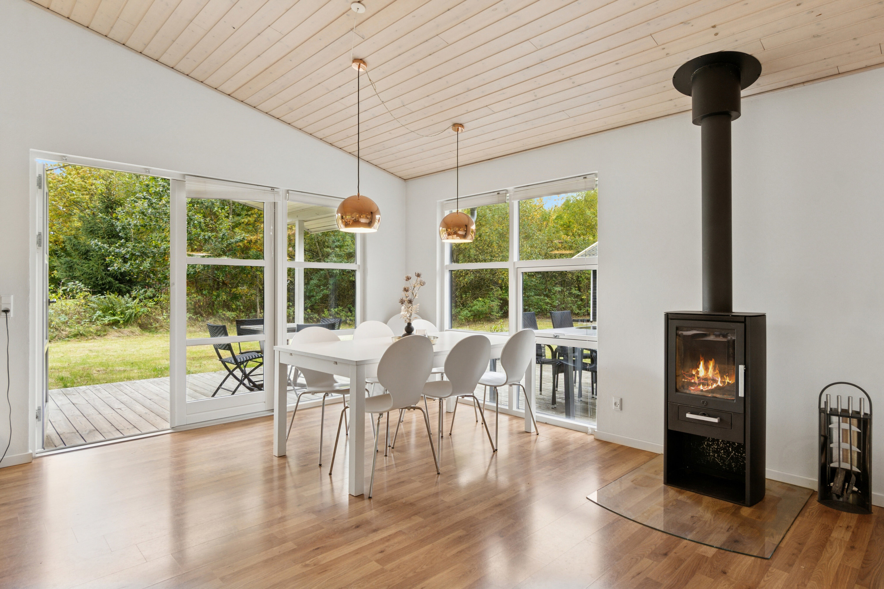 Fremhævet stue billede i fuldskærmstilstand. Billede af Kollerhus 84, 8600 Silkeborg