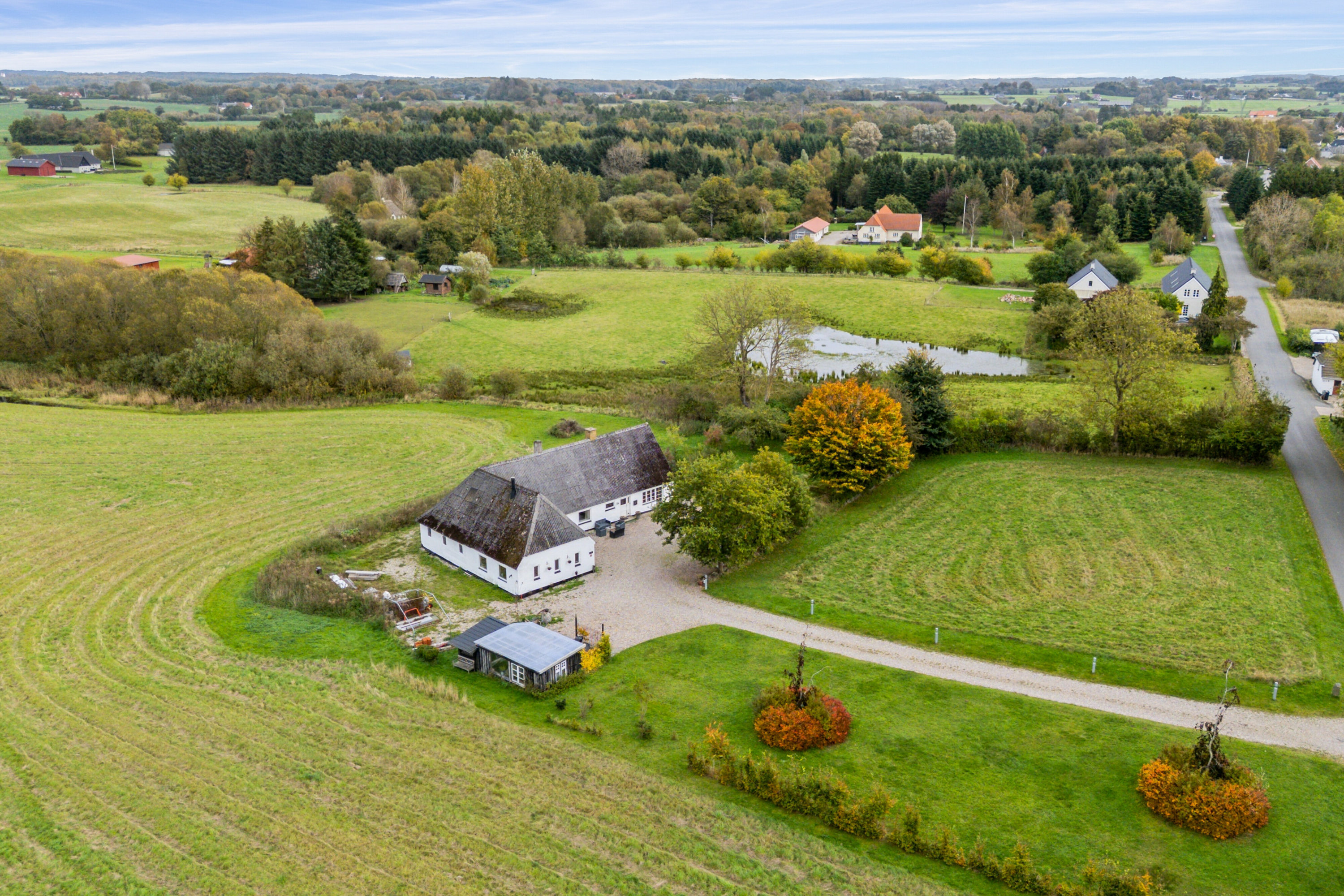 Fremhævet luftfoto billede i fuldskærmstilstand. Billede af Løgeskov 64A, 5771 Stenstrup