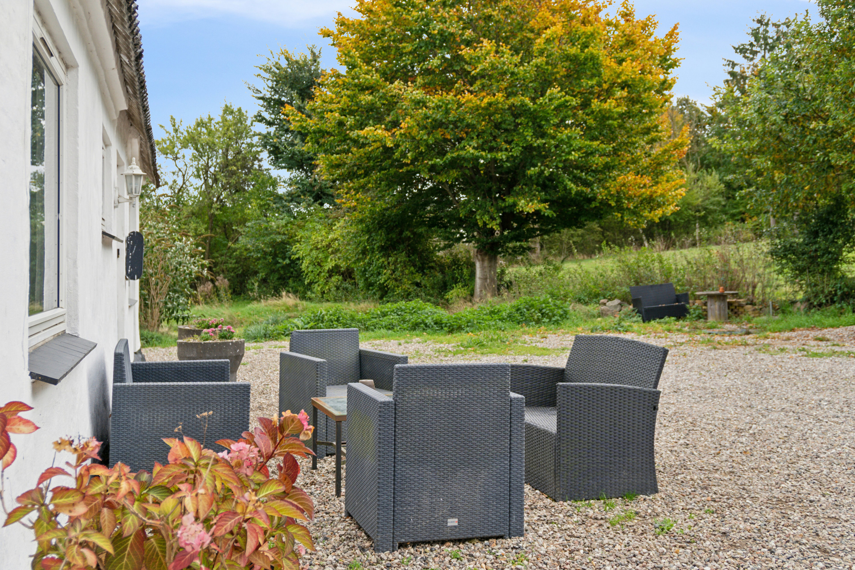 Fremhævet terrasse billede i fuldskærmstilstand. Billede af Løgeskov 64A, 5771 Stenstrup