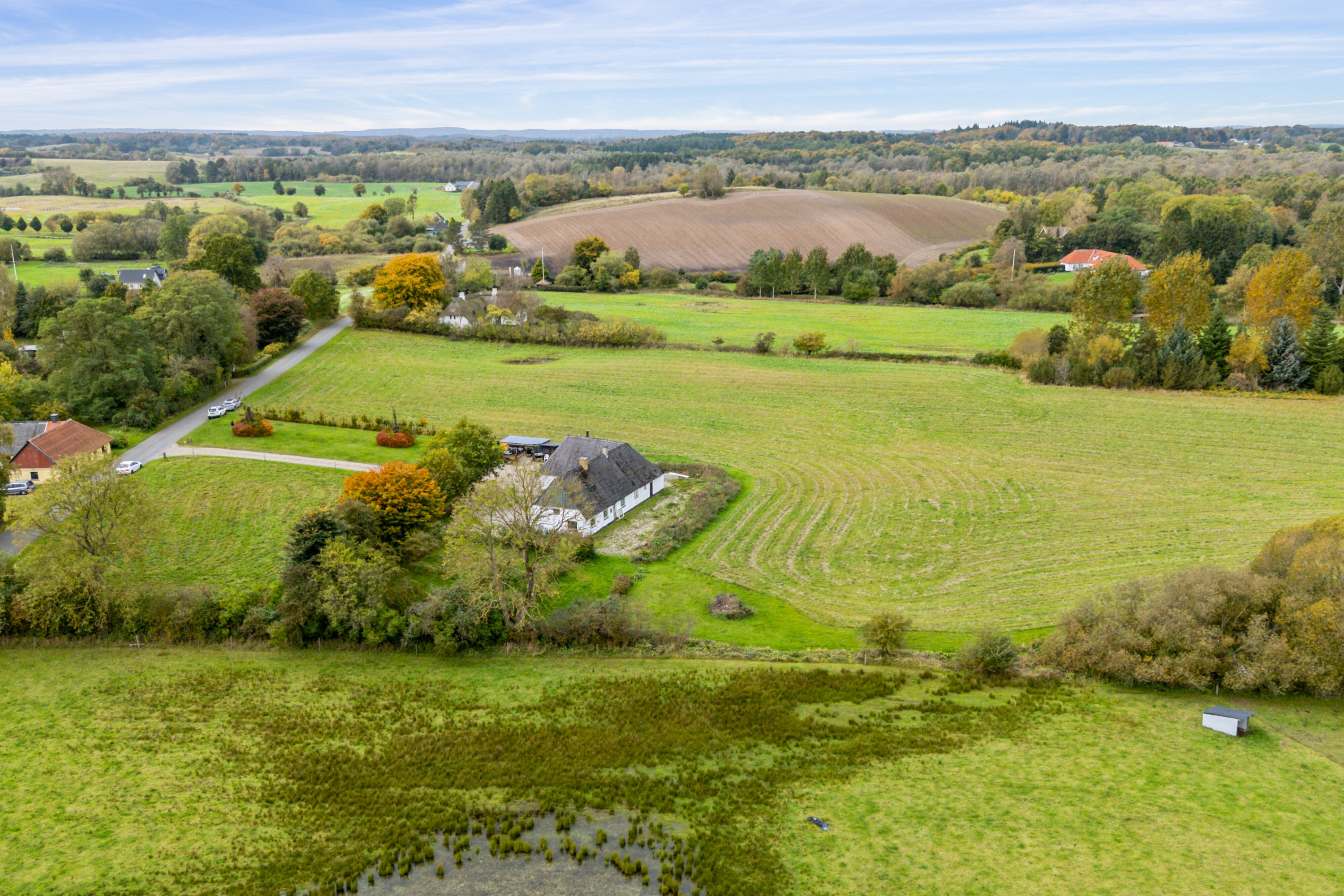 Fremhævet luftfoto billede i fuldskærmstilstand. Billede af Løgeskov 64A, 5771 Stenstrup