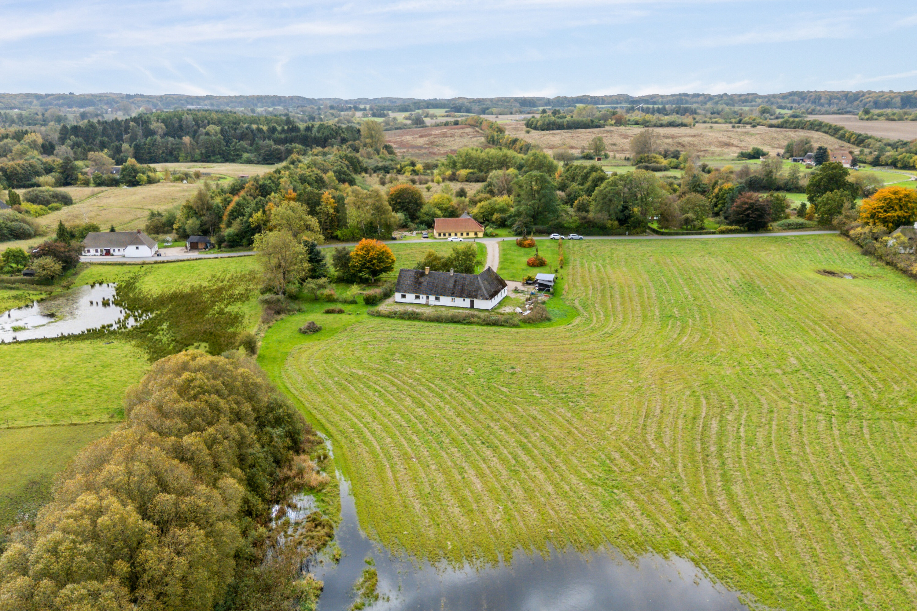 Fremhævet luftfoto billede i fuldskærmstilstand. Billede af Løgeskov 64A, 5771 Stenstrup