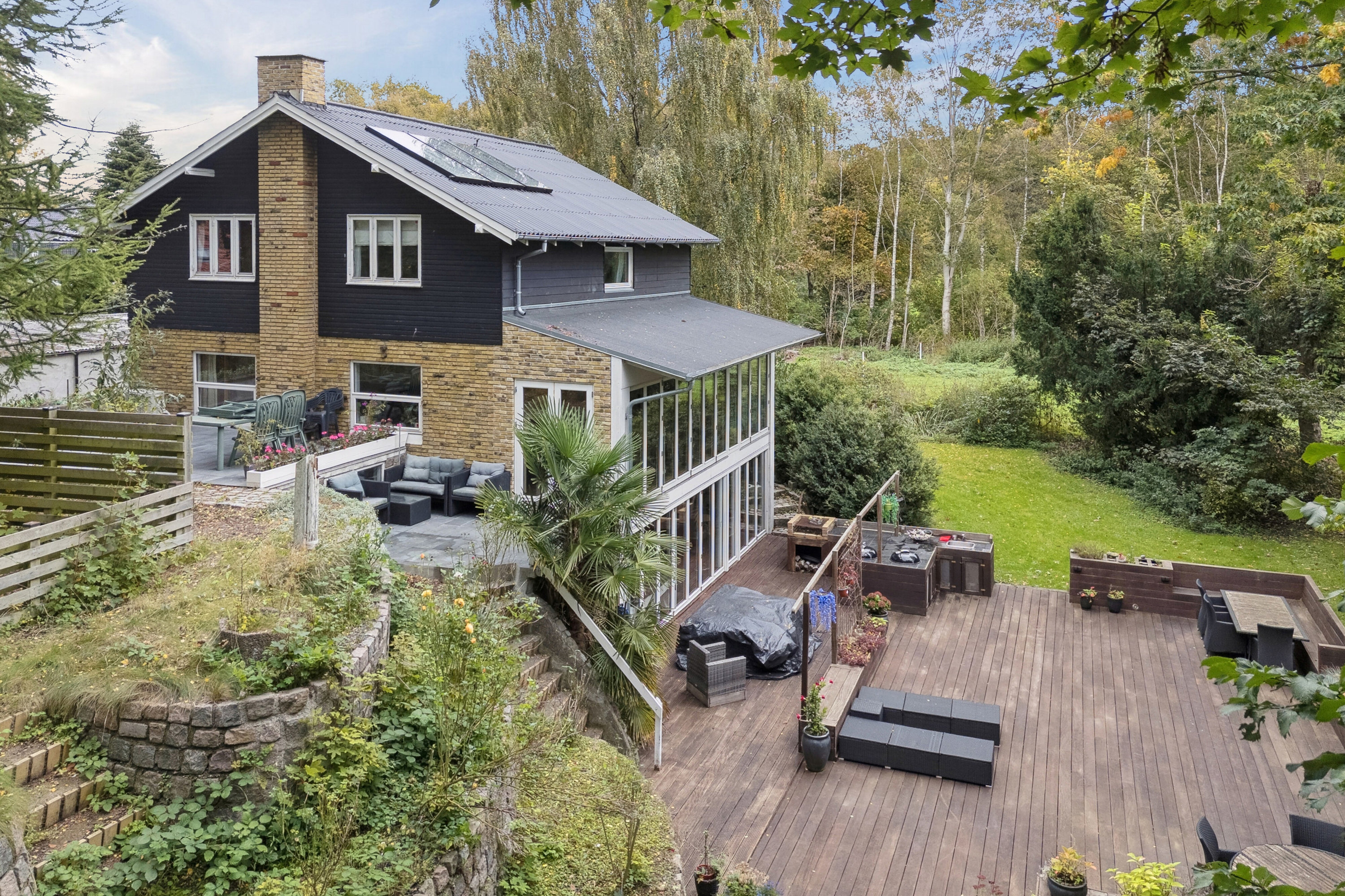 Fremhævet terrasse billede i fuldskærmstilstand. Billede af Teglværksvej 8A, 4200 Slagelse