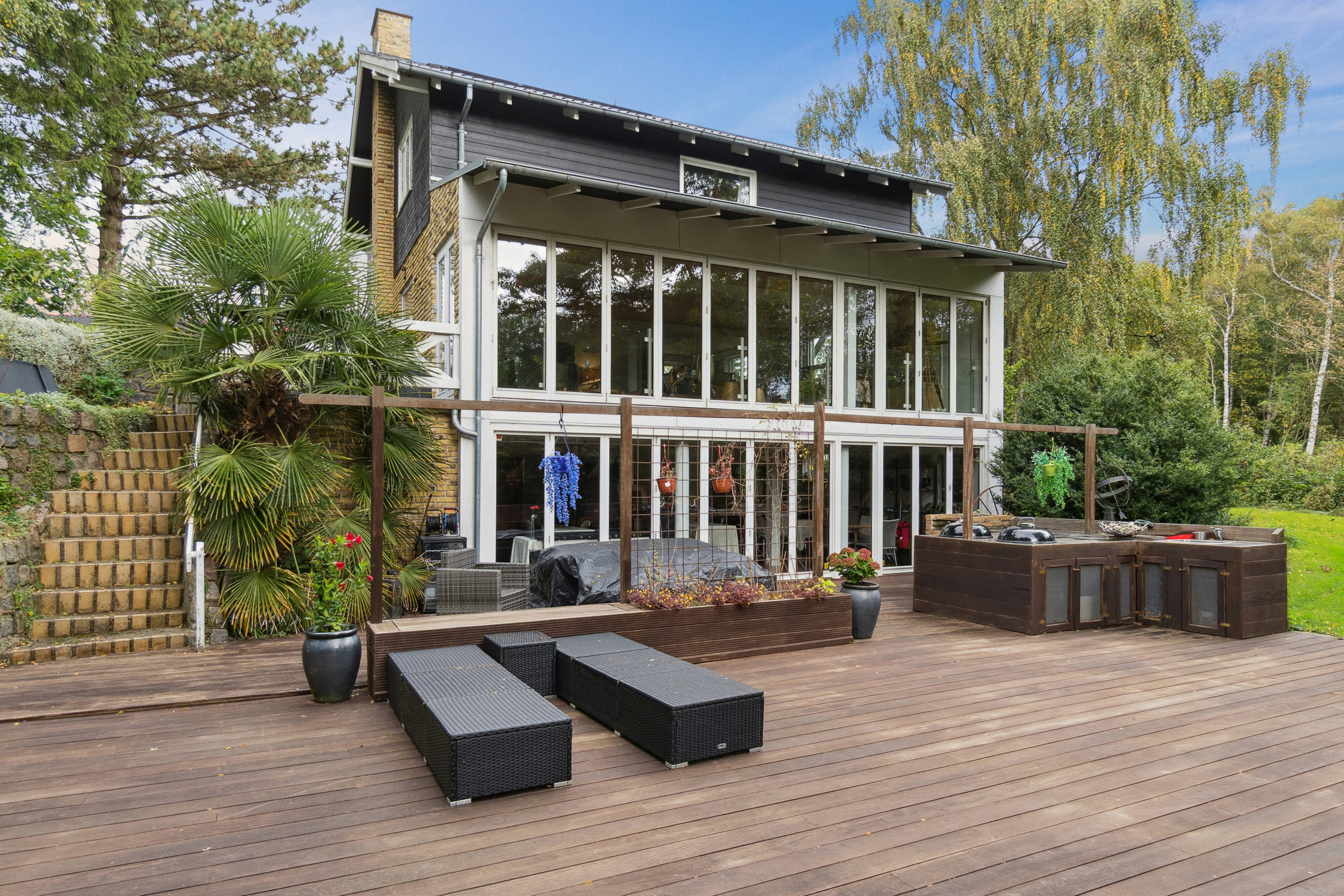 Fremhævet terrasse billede i fuldskærmstilstand. Billede af Teglværksvej 8A, 4200 Slagelse