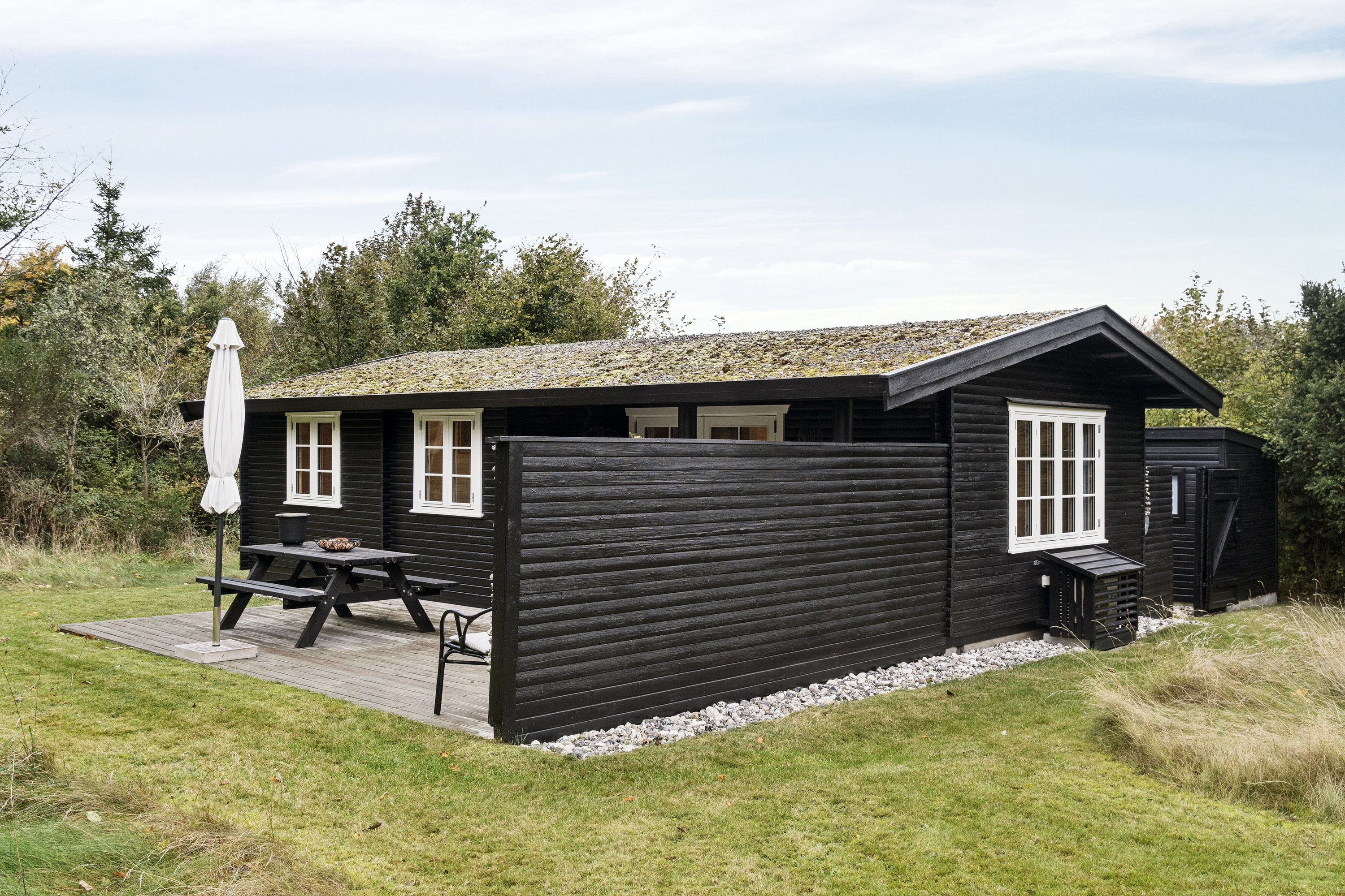 Fremhævet set fra haven billede i fuldskærmstilstand. Billede af Stenbukvej 4, Indelukket, 4550 Asnæs