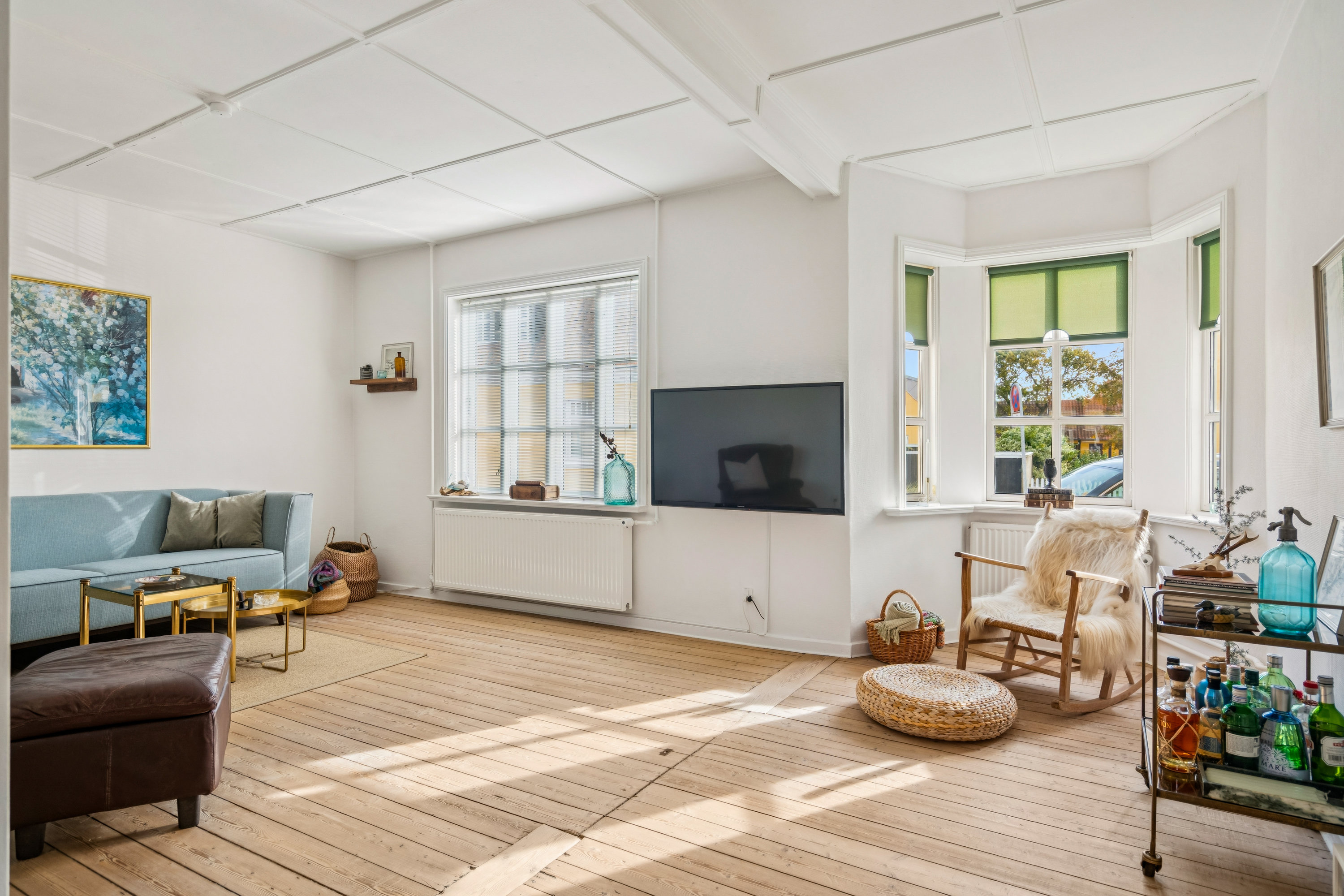 Fremhævet stue billede i fuldskærmstilstand. Billede af Sct. Laurentii Vej 102, Midtbyen, 9990 Skagen