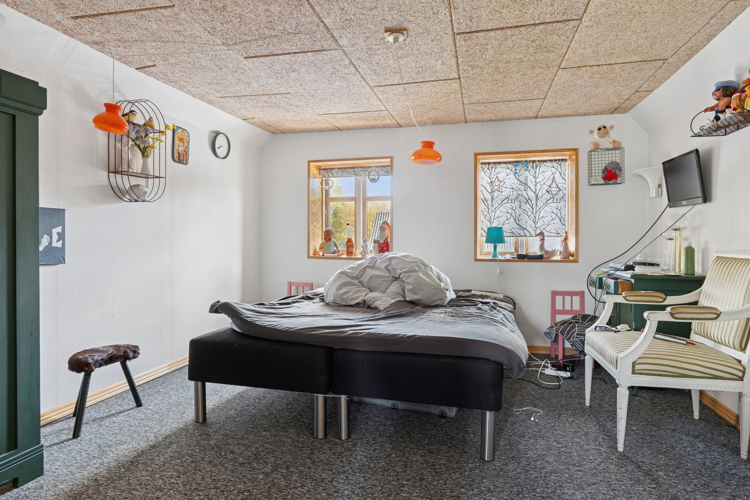 Fremhævet soveværelse billede i fuldskærmstilstand. Billede af Rakkebyvej 132, Hæstrup Stationsby, 9800 Hjørring