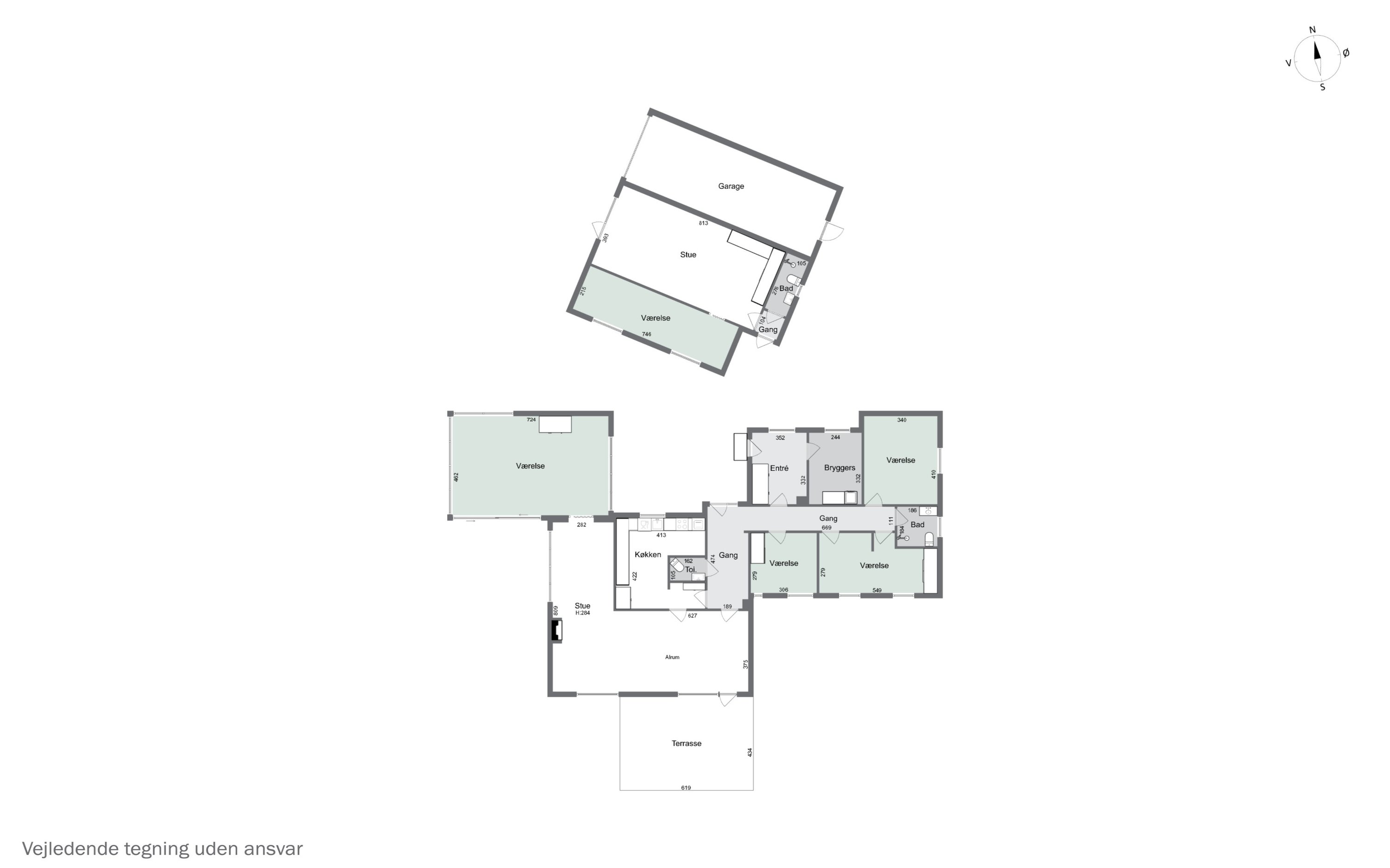 Plantegninger billede af Korup Åbakke 1, Korup, 5210 Odense NV