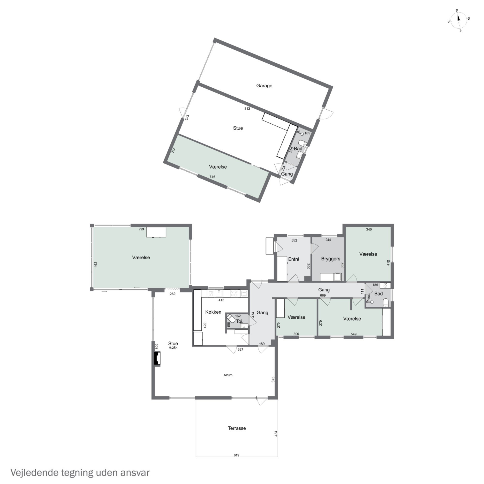 Plantegninger billede af Korup Åbakke 1, Korup, 5210 Odense NV