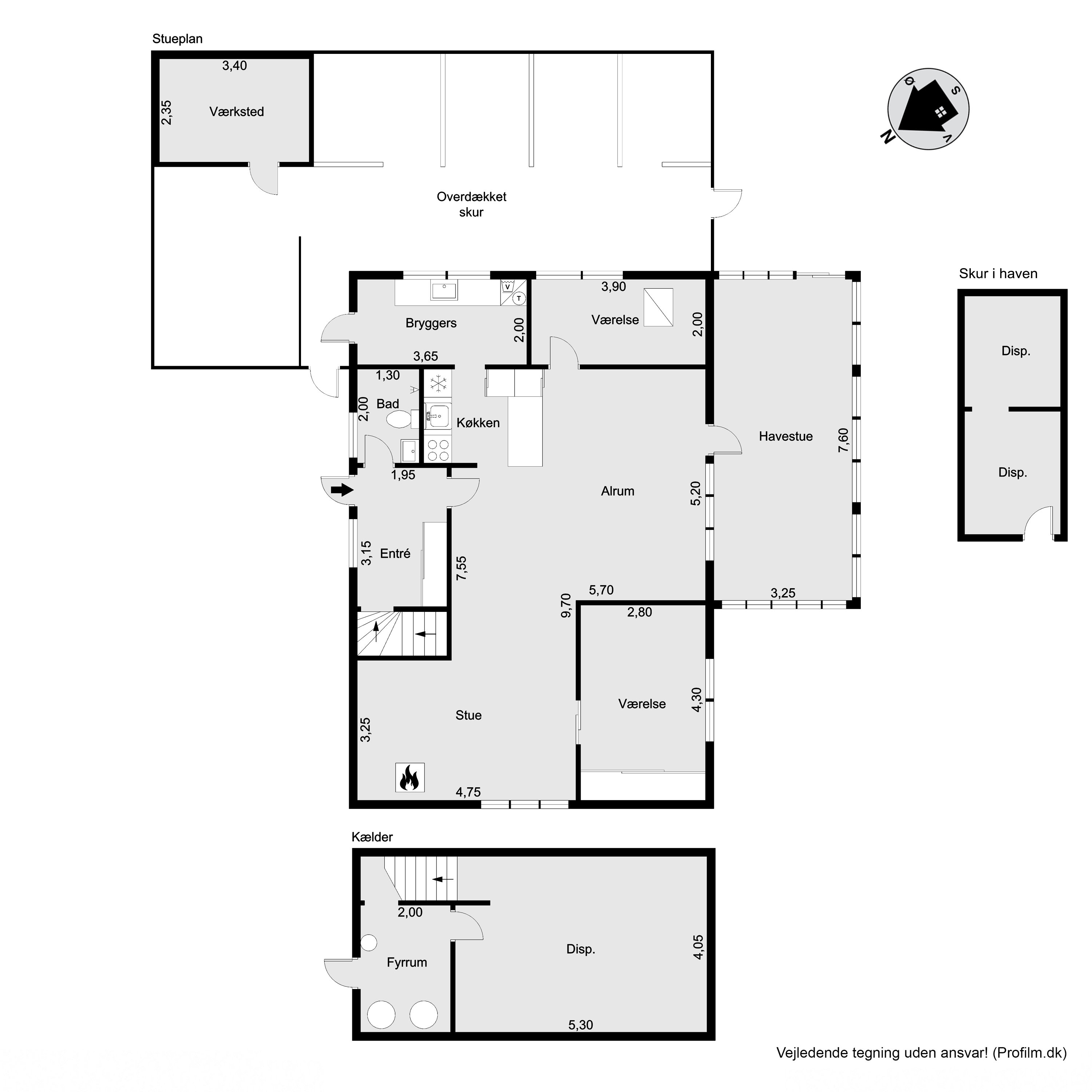 Plantegninger billede af Strandvej 76, Kulhuse, 3630 Jægerspris