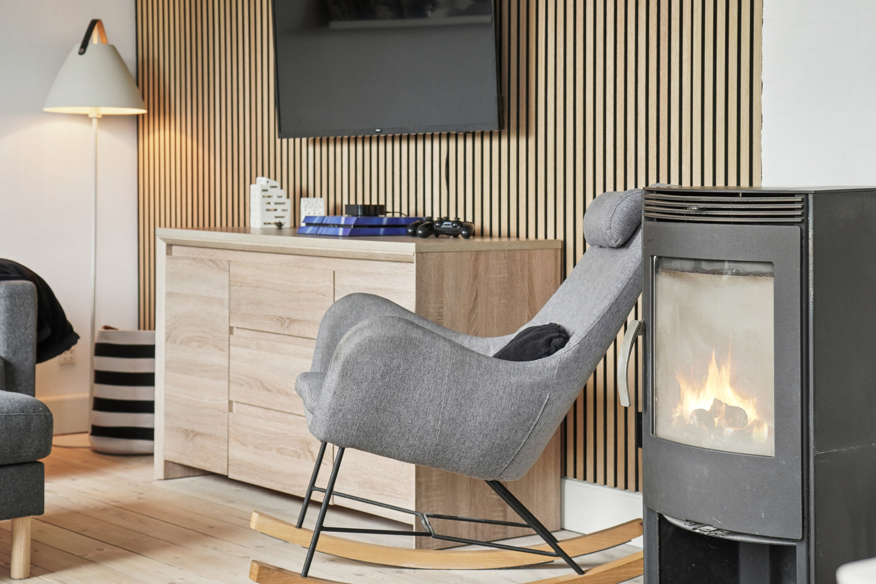 Fremhævet stue billede i fuldskærmstilstand. Billede af Sandbakkevej 29, Kongstrup, 4390 Vipperød