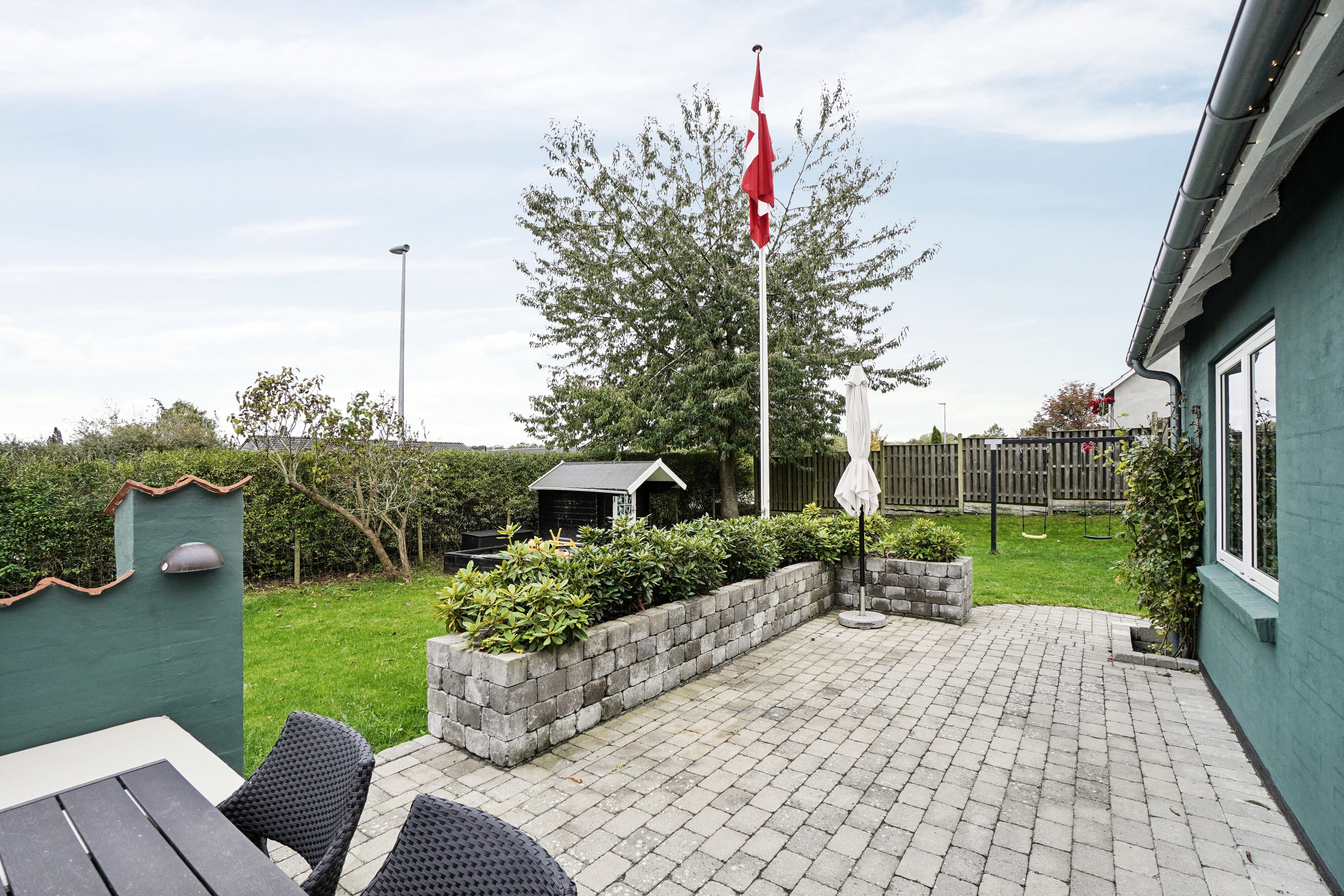 Fremhævet terrasse billede i fuldskærmstilstand. Billede af Sandbakkevej 29, Kongstrup, 4390 Vipperød