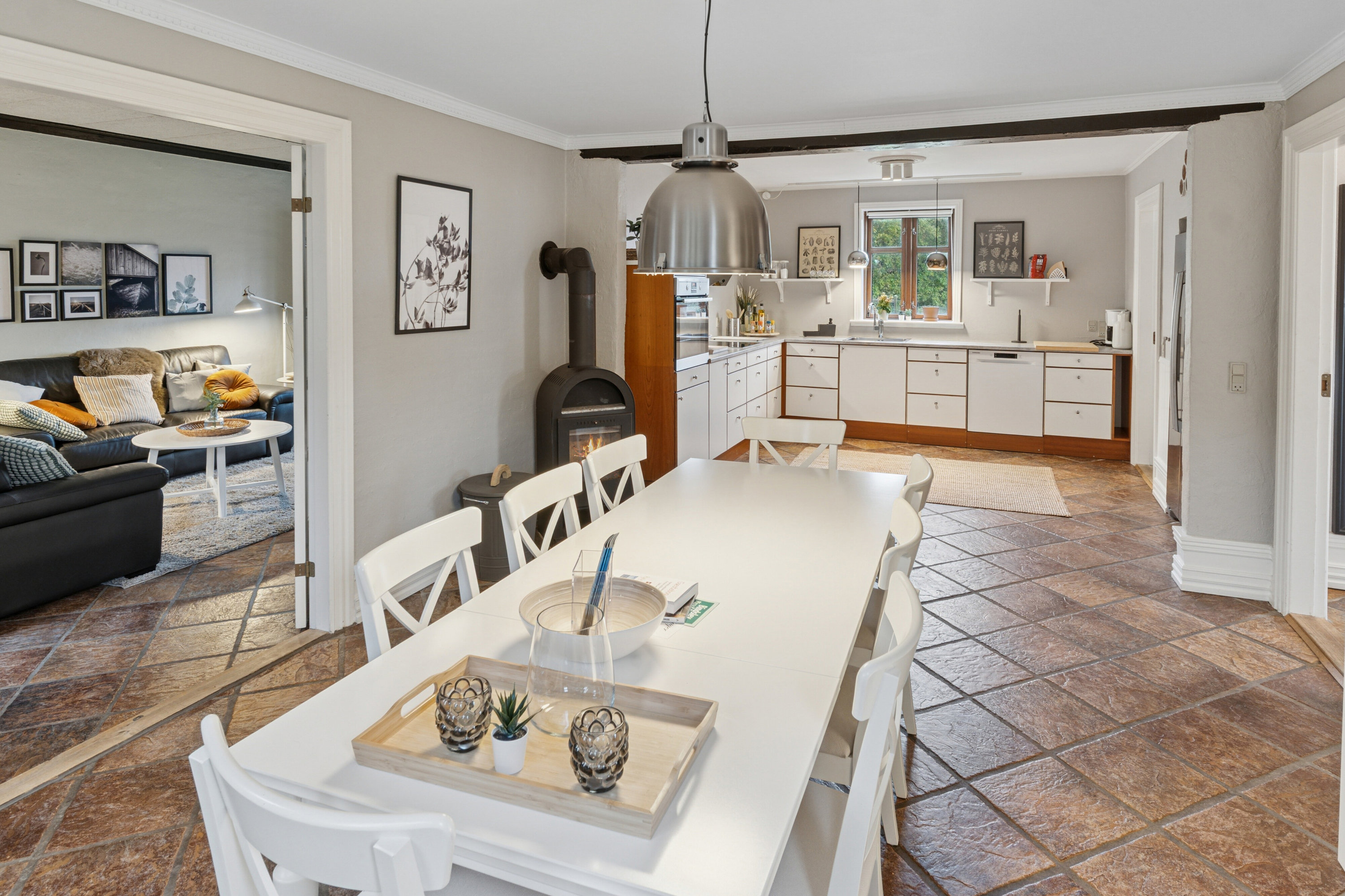 Fremhævet spisestue billede i fuldskærmstilstand. Billede af Sdr Bindslevvej 21, 9881 Bindslev