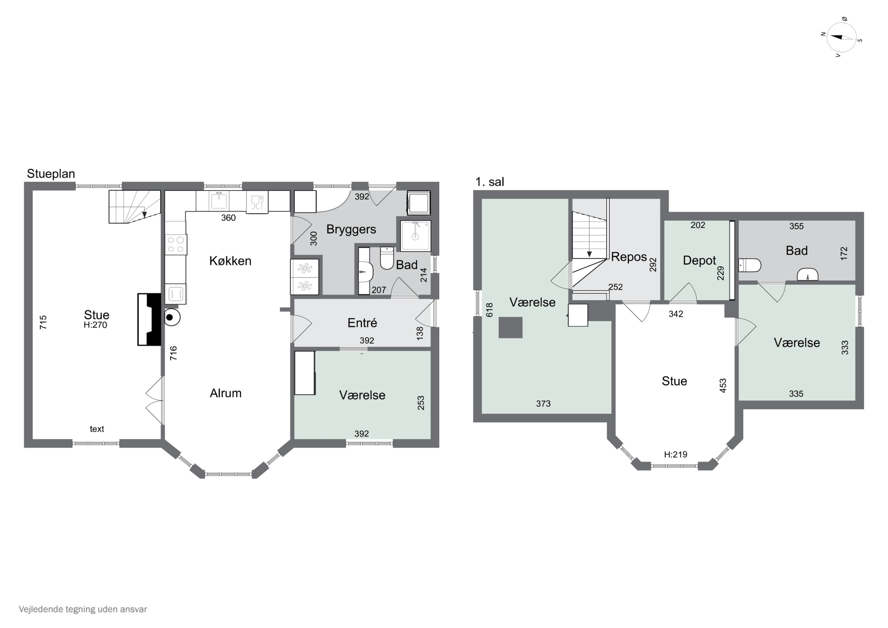 Plantegninger billede af Sdr Bindslevvej 21, 9881 Bindslev