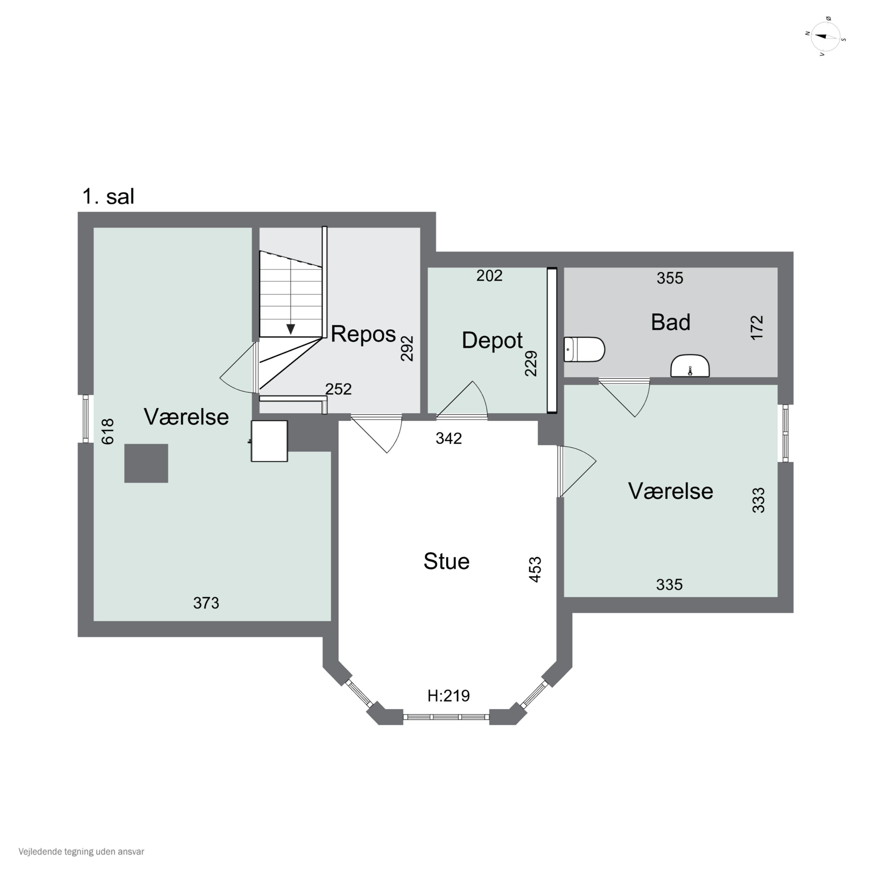 Plantegninger billede af Sdr Bindslevvej 21, 9881 Bindslev