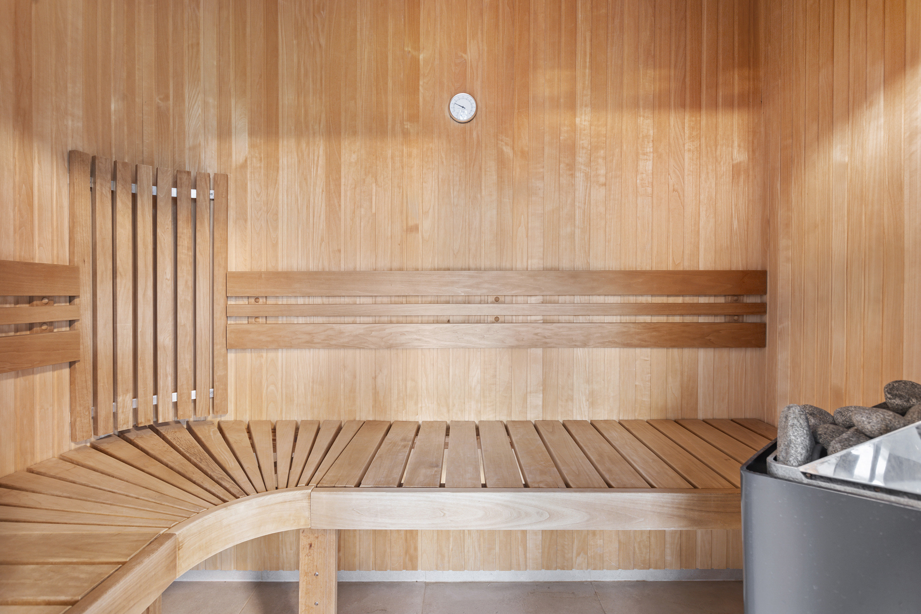 Fremhævet sauna billede i fuldskærmstilstand. Billede af Aaensvej 25, Bratten, 9981 Jerup