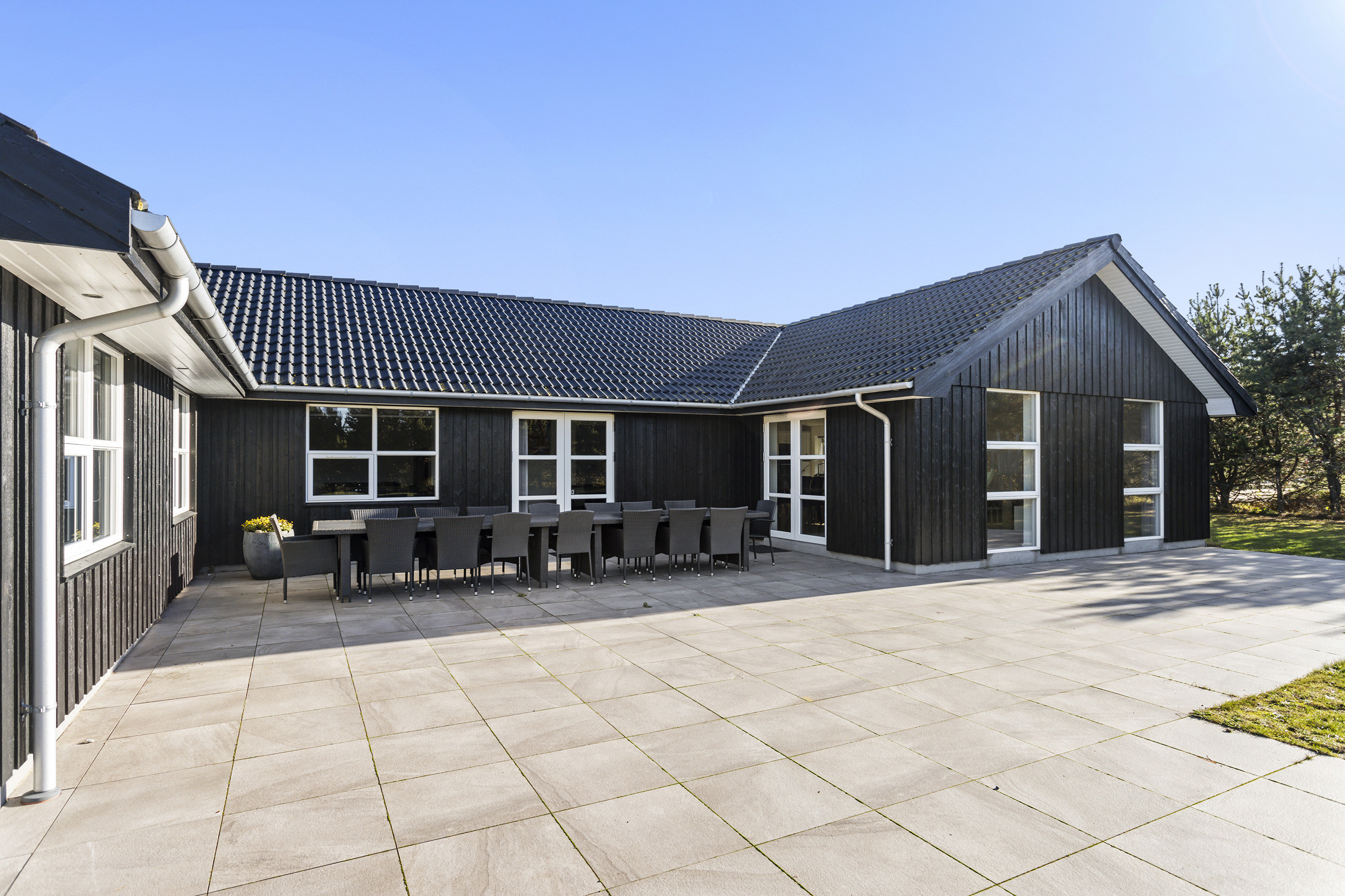 Fremhævet terrasse billede i fuldskærmstilstand. Billede af Aaensvej 25, Bratten, 9981 Jerup