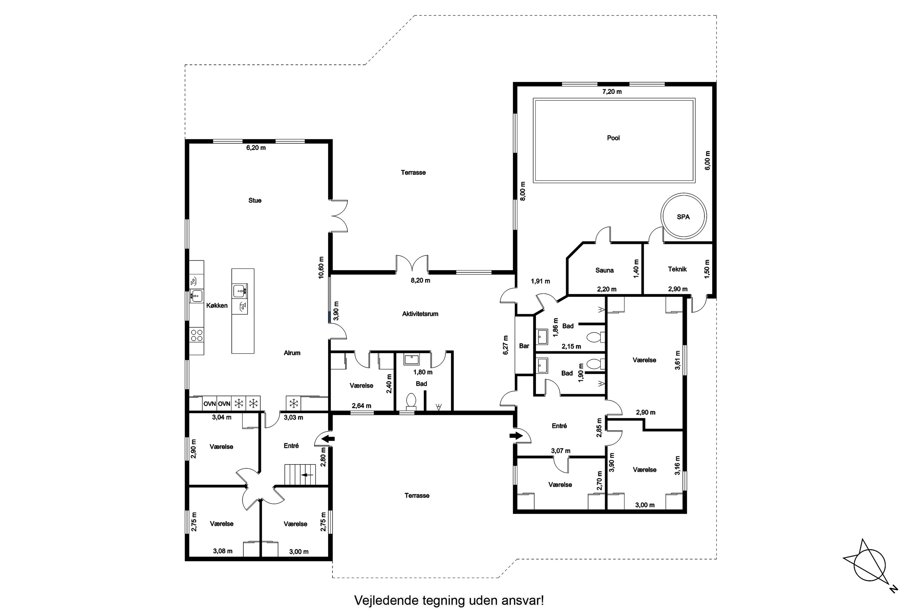 Plantegninger billede af Aaensvej 25, Bratten, 9981 Jerup