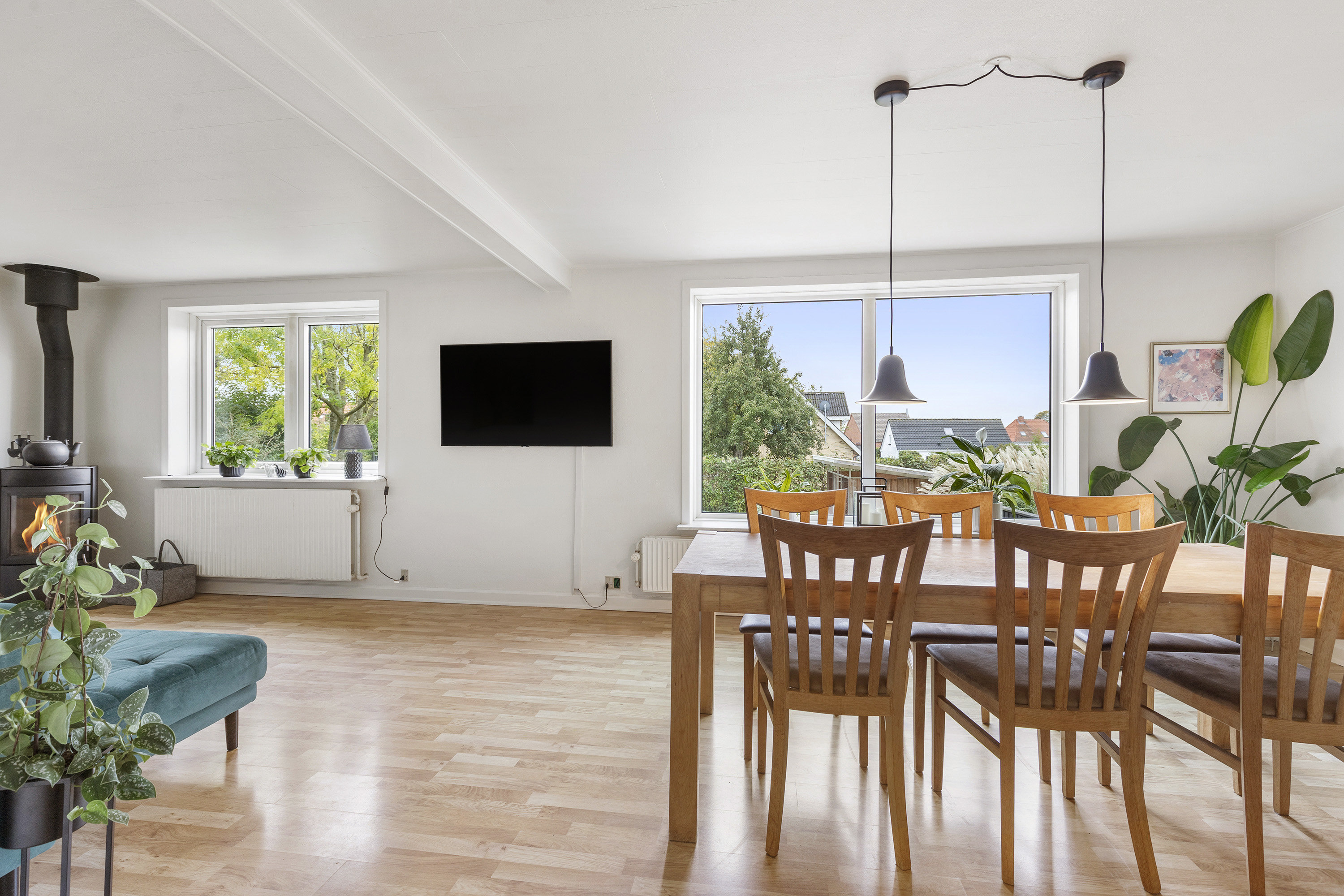 Fremhævet stue billede i fuldskærmstilstand. Billede af Hyldevej 8, 9700 Brønderslev