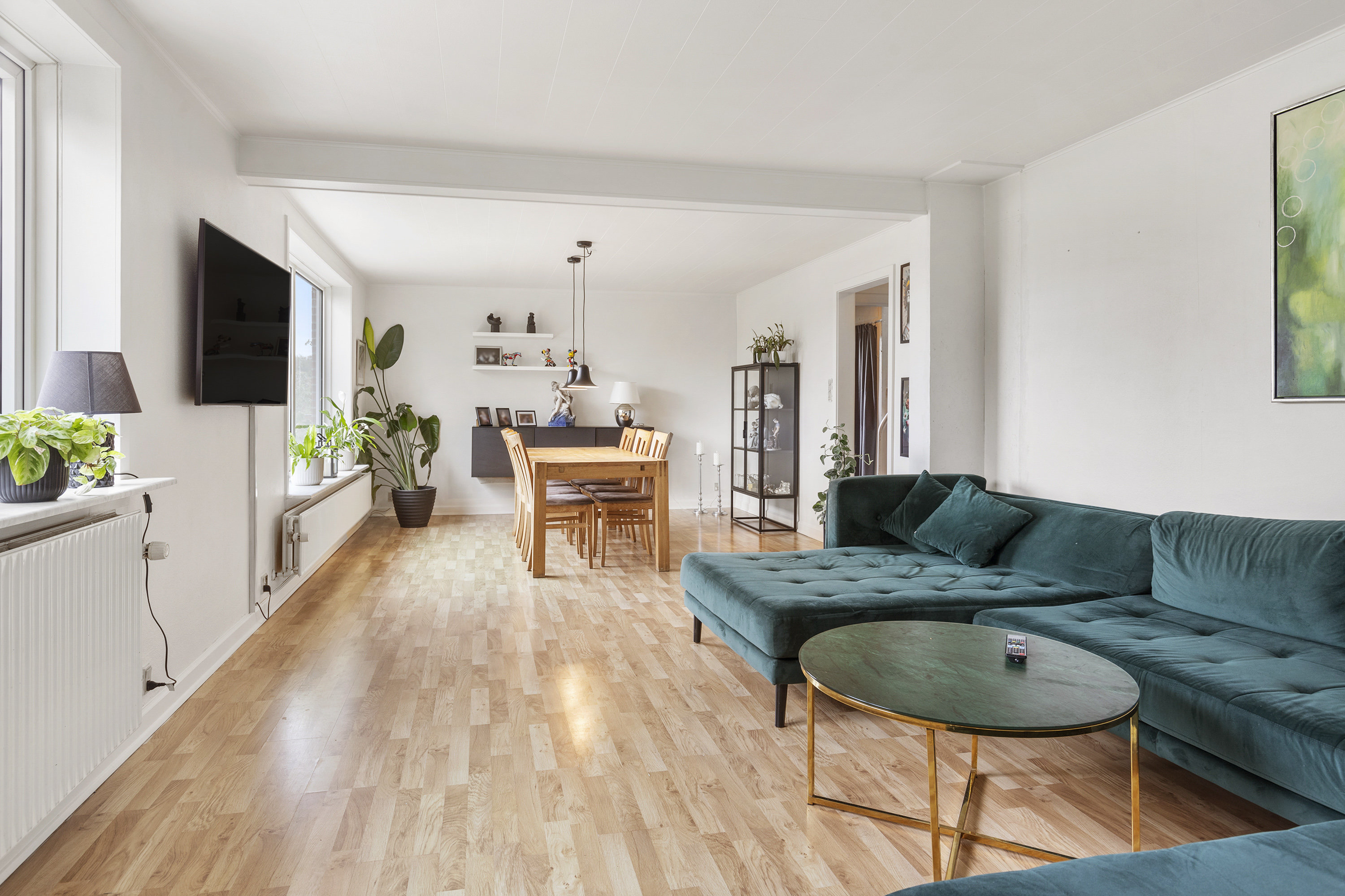 Fremhævet stue billede i fuldskærmstilstand. Billede af Hyldevej 8, 9700 Brønderslev