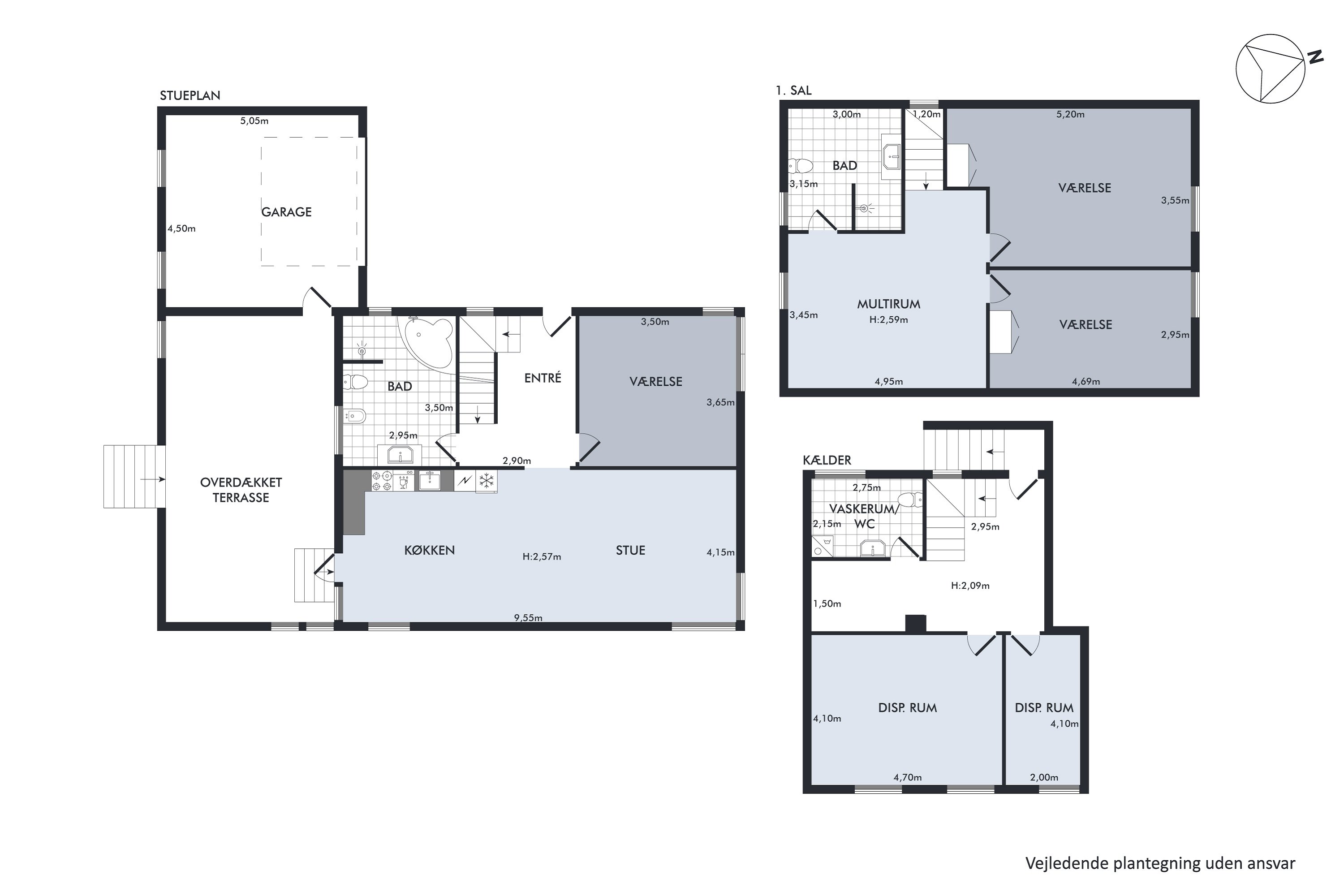 Plantegninger billede af Hobrovej 359, Råsted, 8920 Randers NV