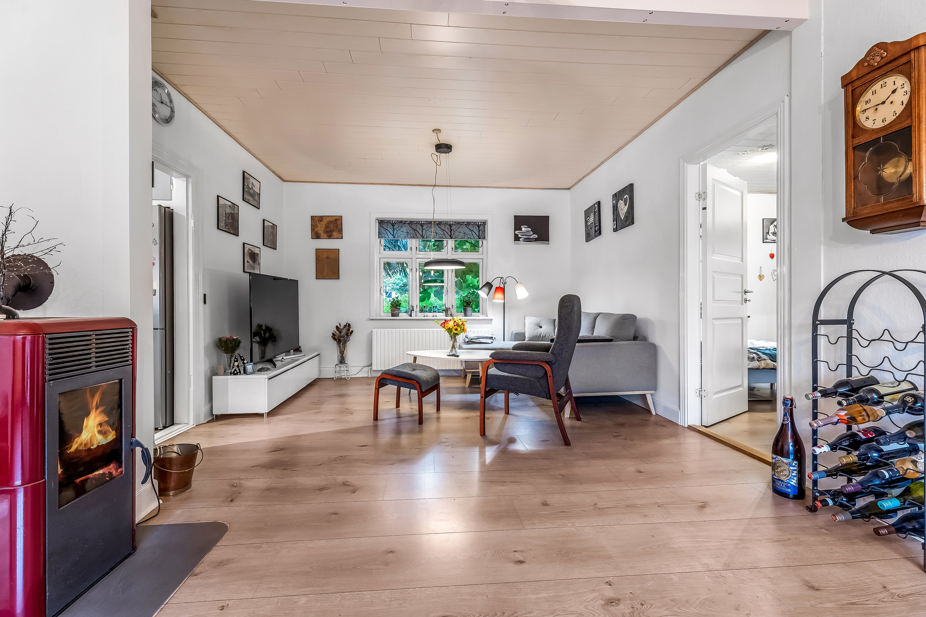 Fremhævet stue billede i fuldskærmstilstand. Billede af Stationsvej 19, 4941 Bandholm