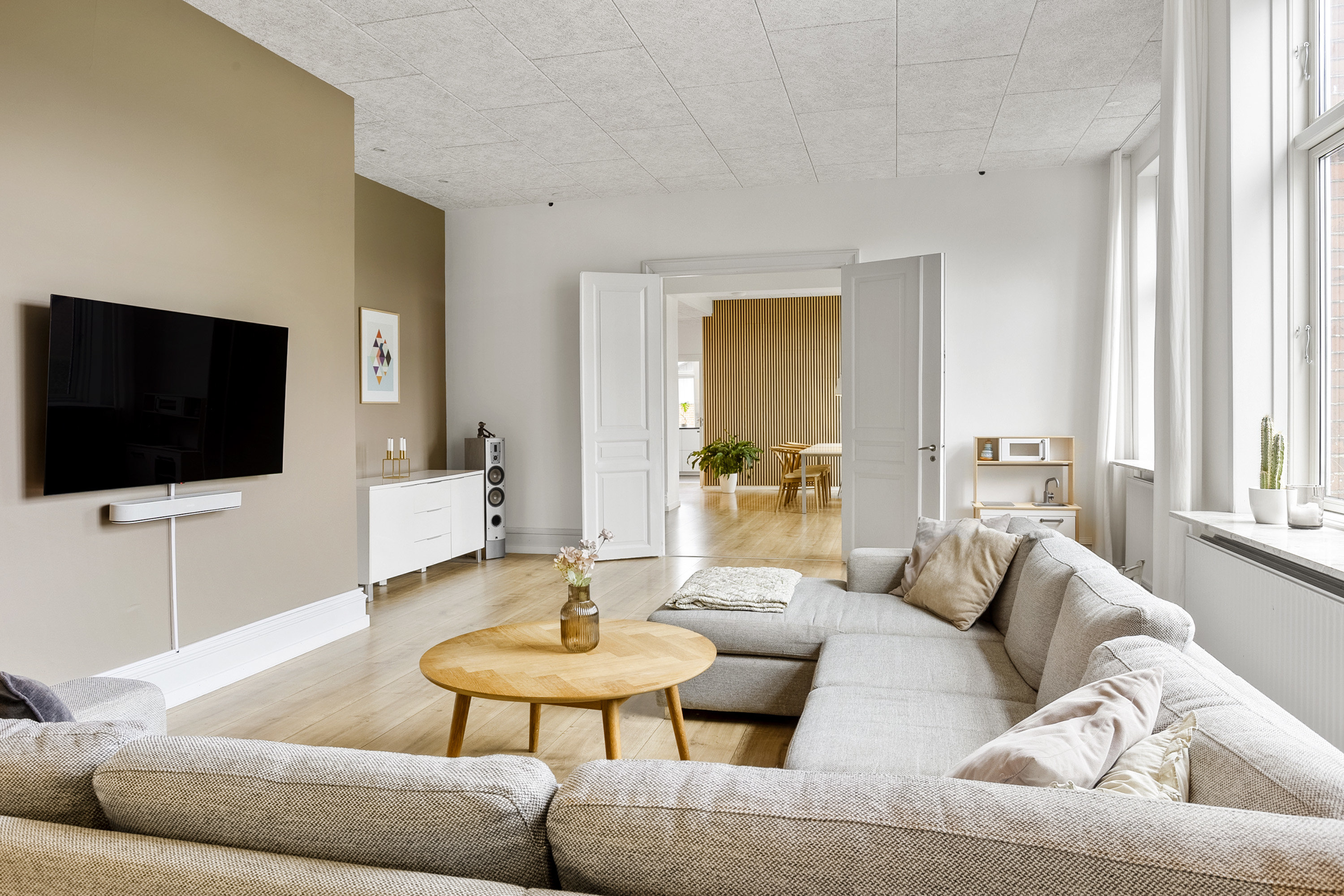 Fremhævet stue billede i fuldskærmstilstand. Billede af Vejenvej 53B, Askov, 6600 Vejen