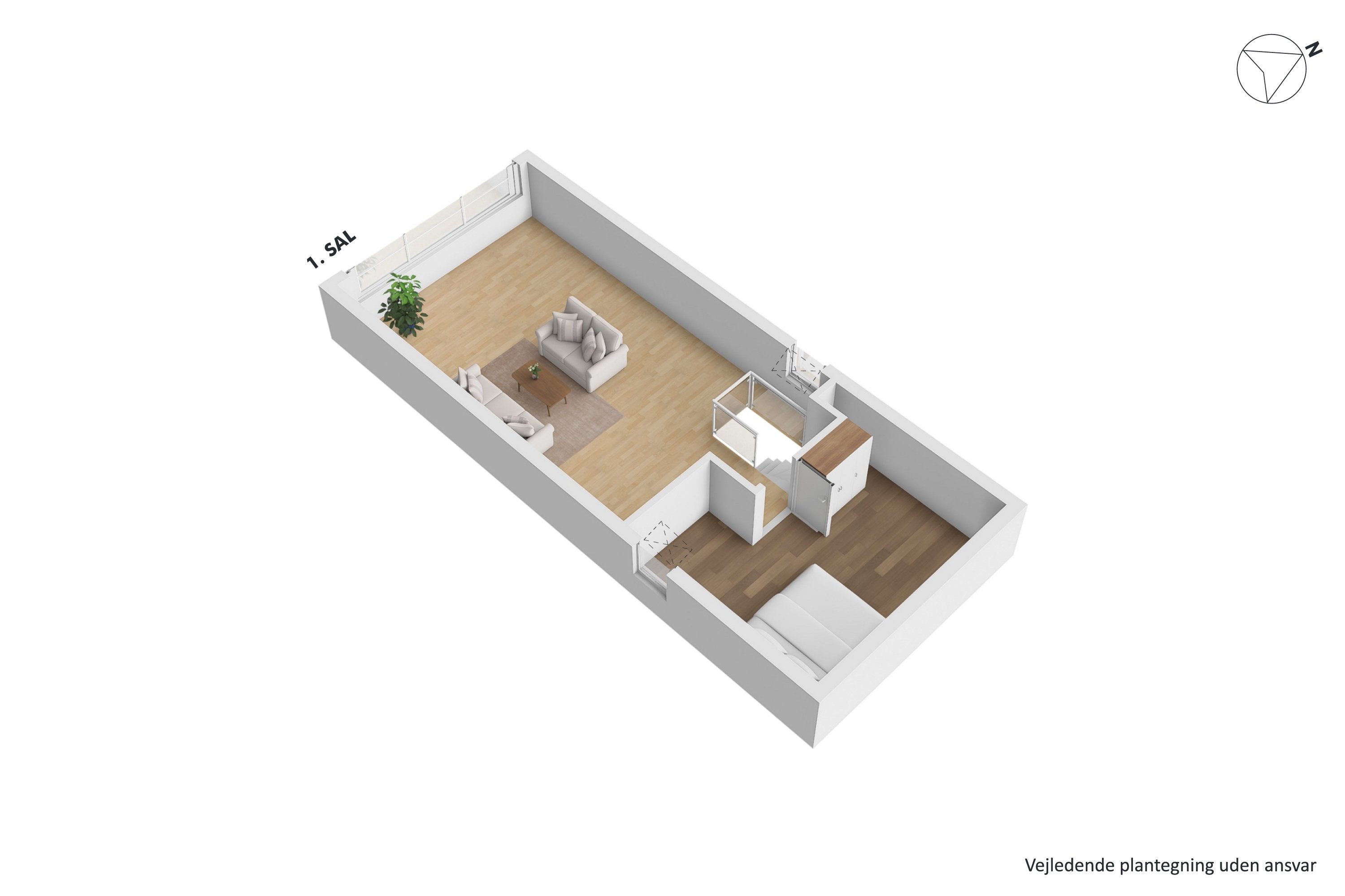 Plantegninger billede af Rønvangen 62, 8382 Hinnerup