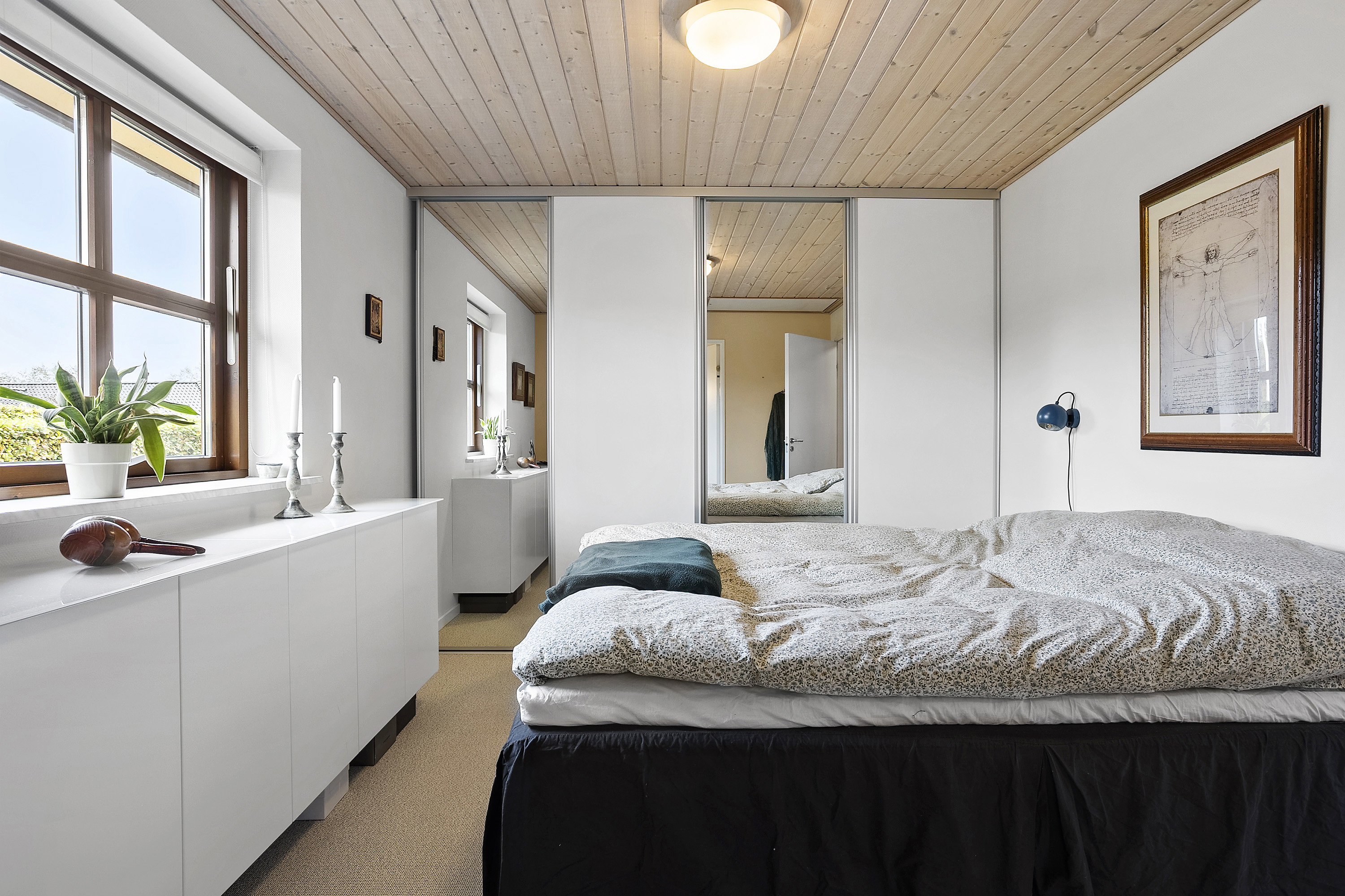 Fremhævet soveværelse billede i fuldskærmstilstand. Billede af Mannehøj 8, 6600 Vejen