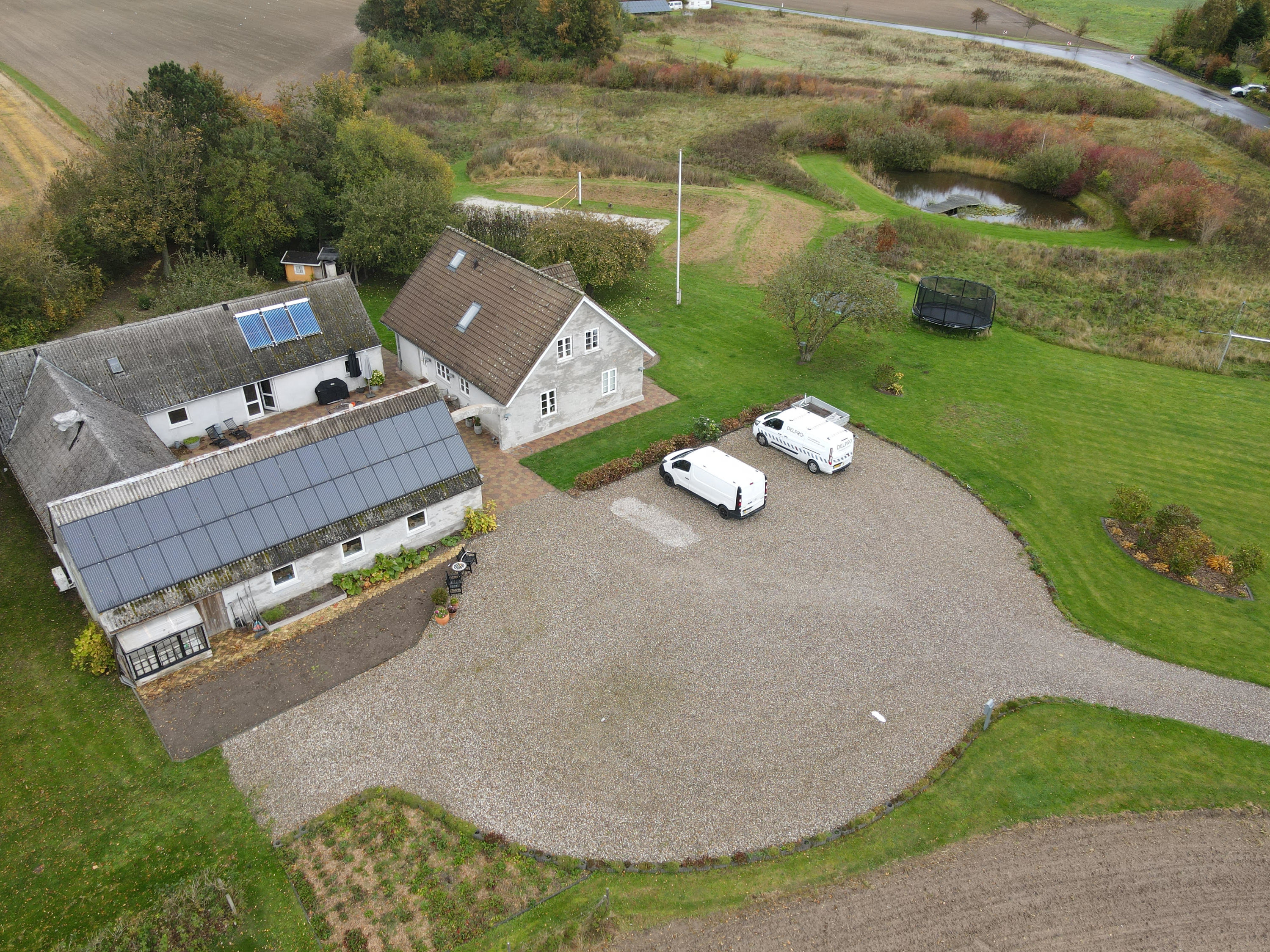 Fremhævet luftfoto billede i fuldskærmstilstand. Billede af Vollerupvej 14, Vollerup, 4200 Slagelse