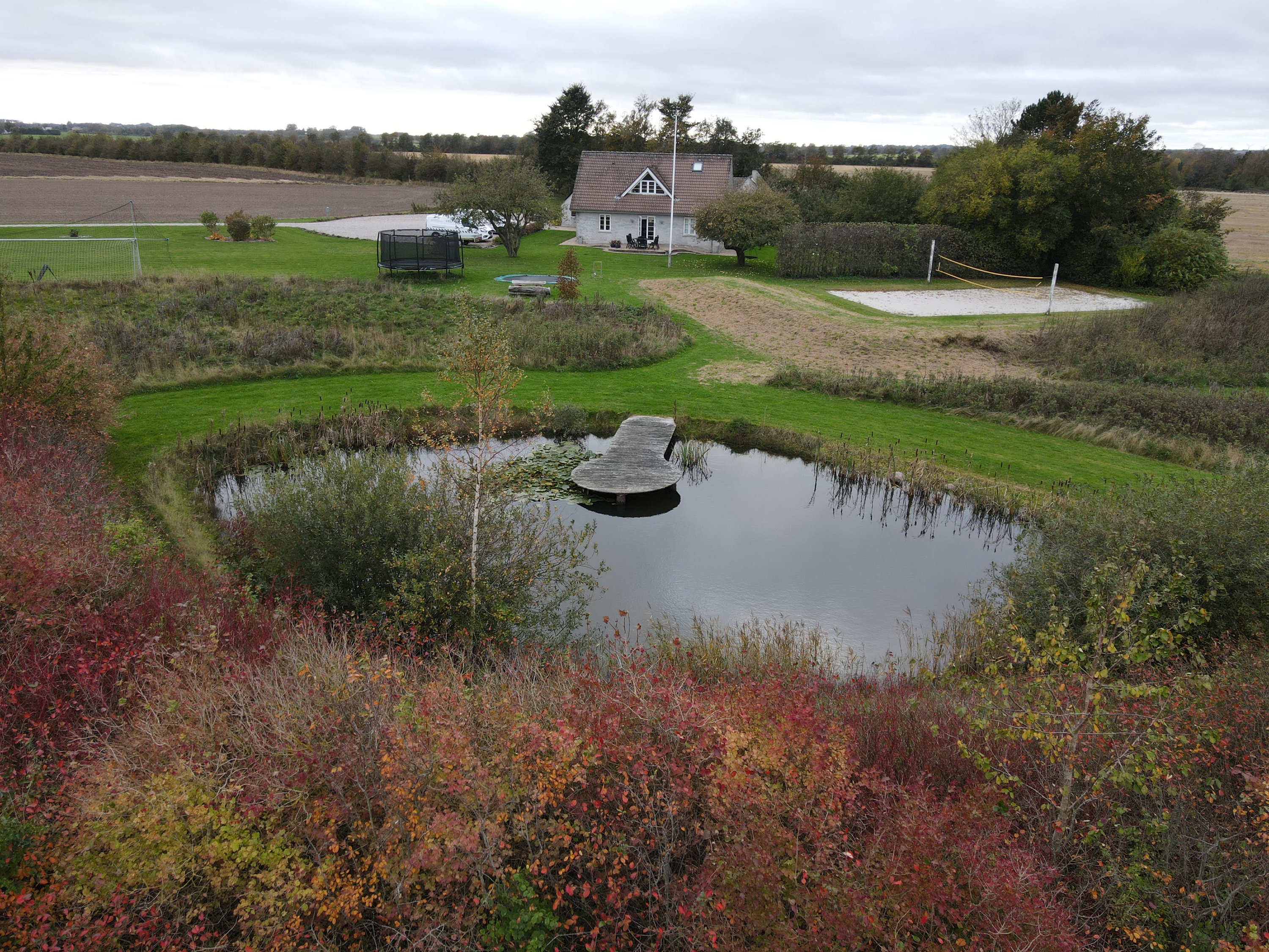 Miniaturebillede 1: luftfoto. Billede af Vollerupvej 14, Vollerup, 4200 Slagelse