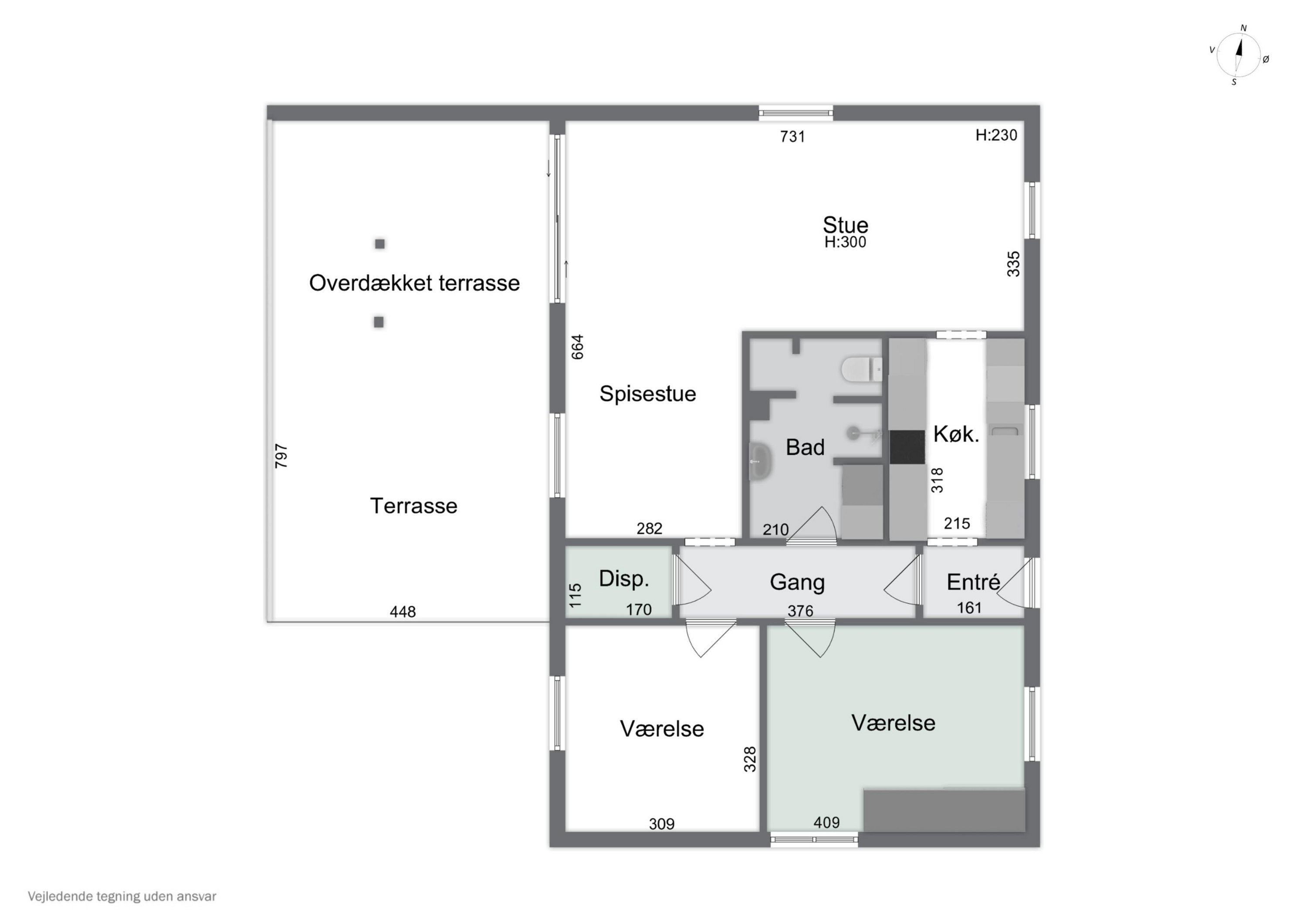 Plantegninger billede af Tordenskjoldsgade 41, 4200 Slagelse