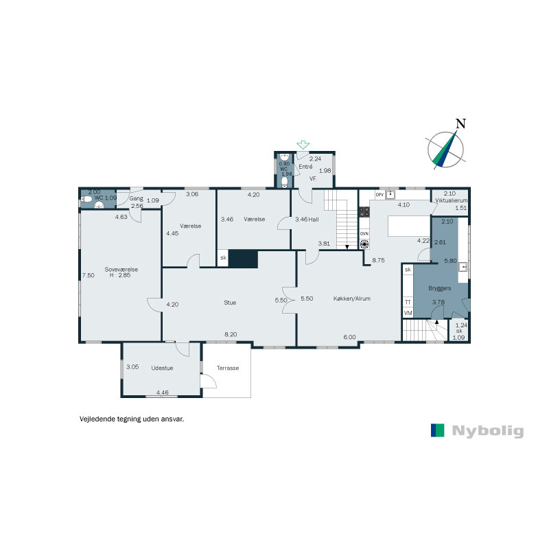 Plantegninger billede af Vejenvej 53B, Askov, 6600 Vejen