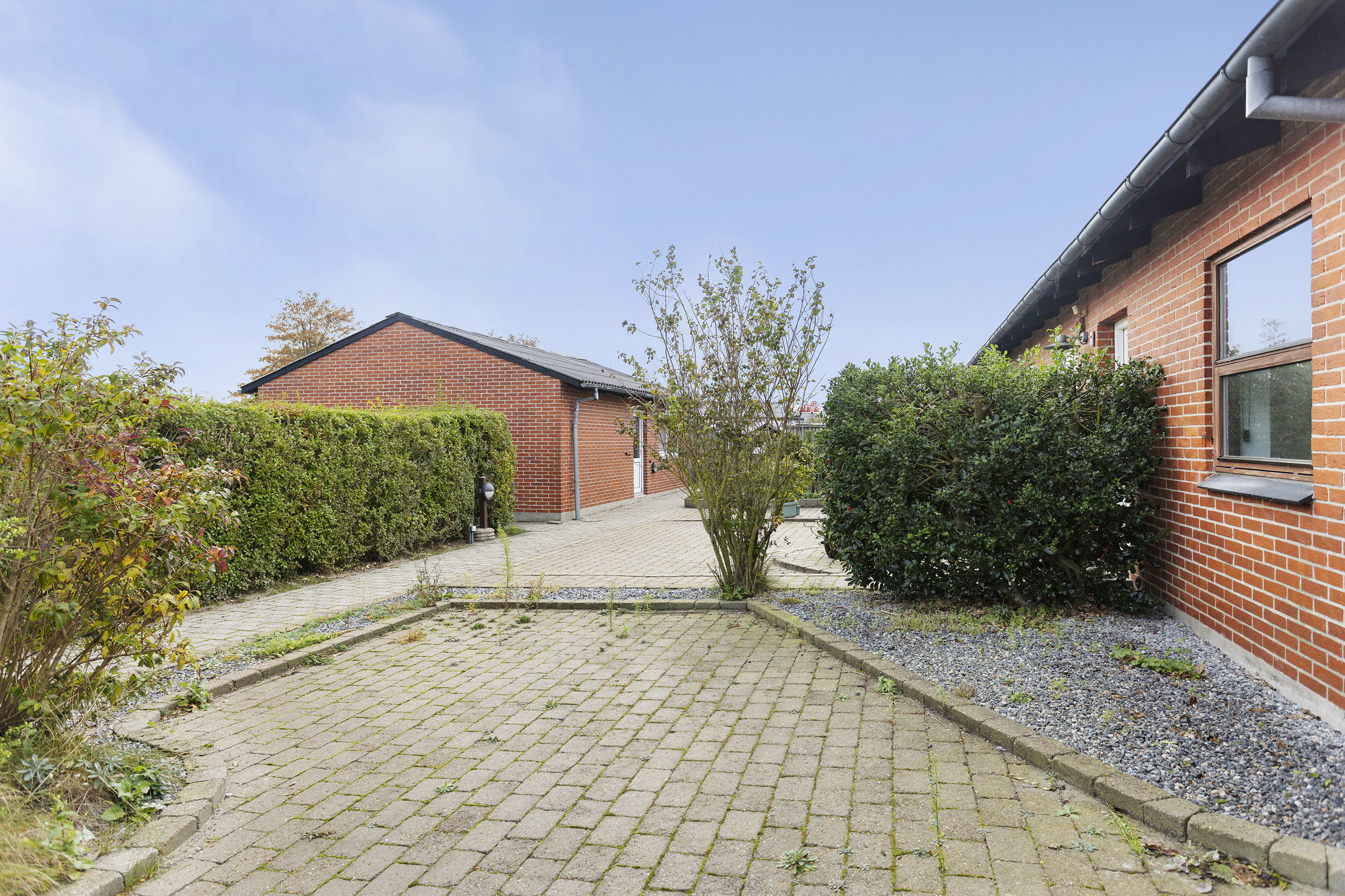 Fremhævet forhave billede i fuldskærmstilstand. Billede af Skivegade 64, 9900 Frederikshavn