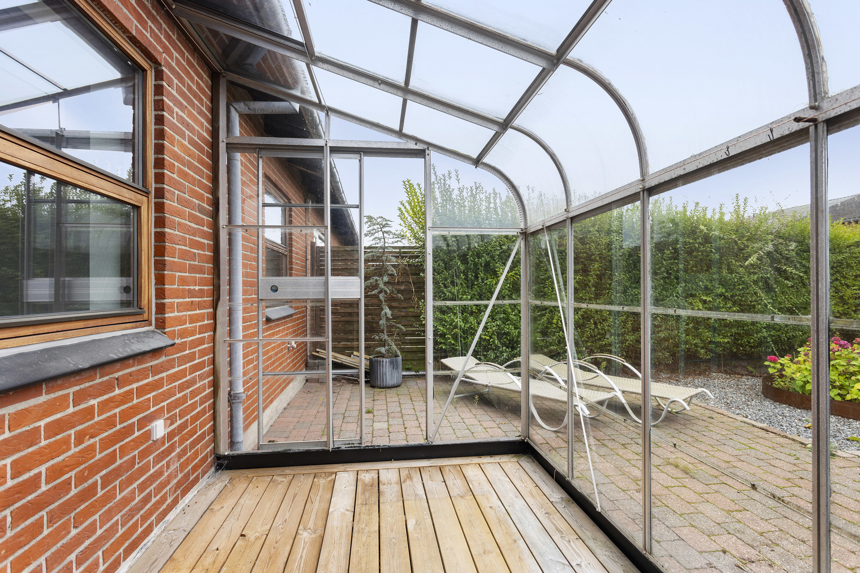 Fremhævet overdækket terrasse billede i fuldskærmstilstand. Billede af Skivegade 64, 9900 Frederikshavn