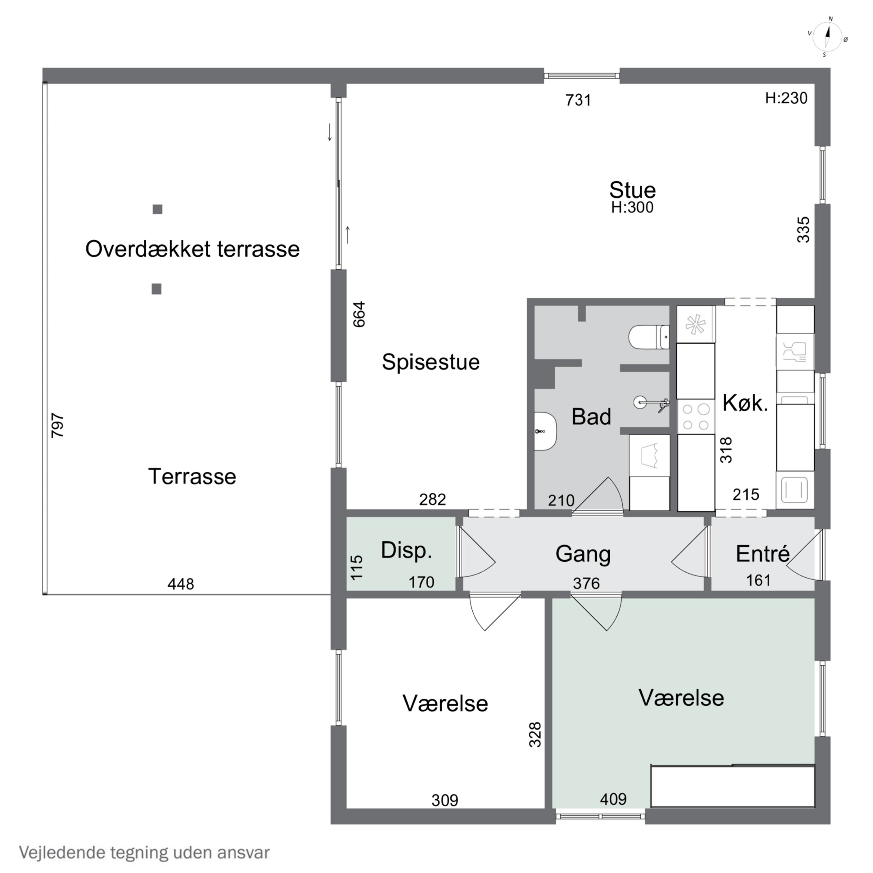 Plantegninger billede af Tordenskjoldsgade 41, 4200 Slagelse