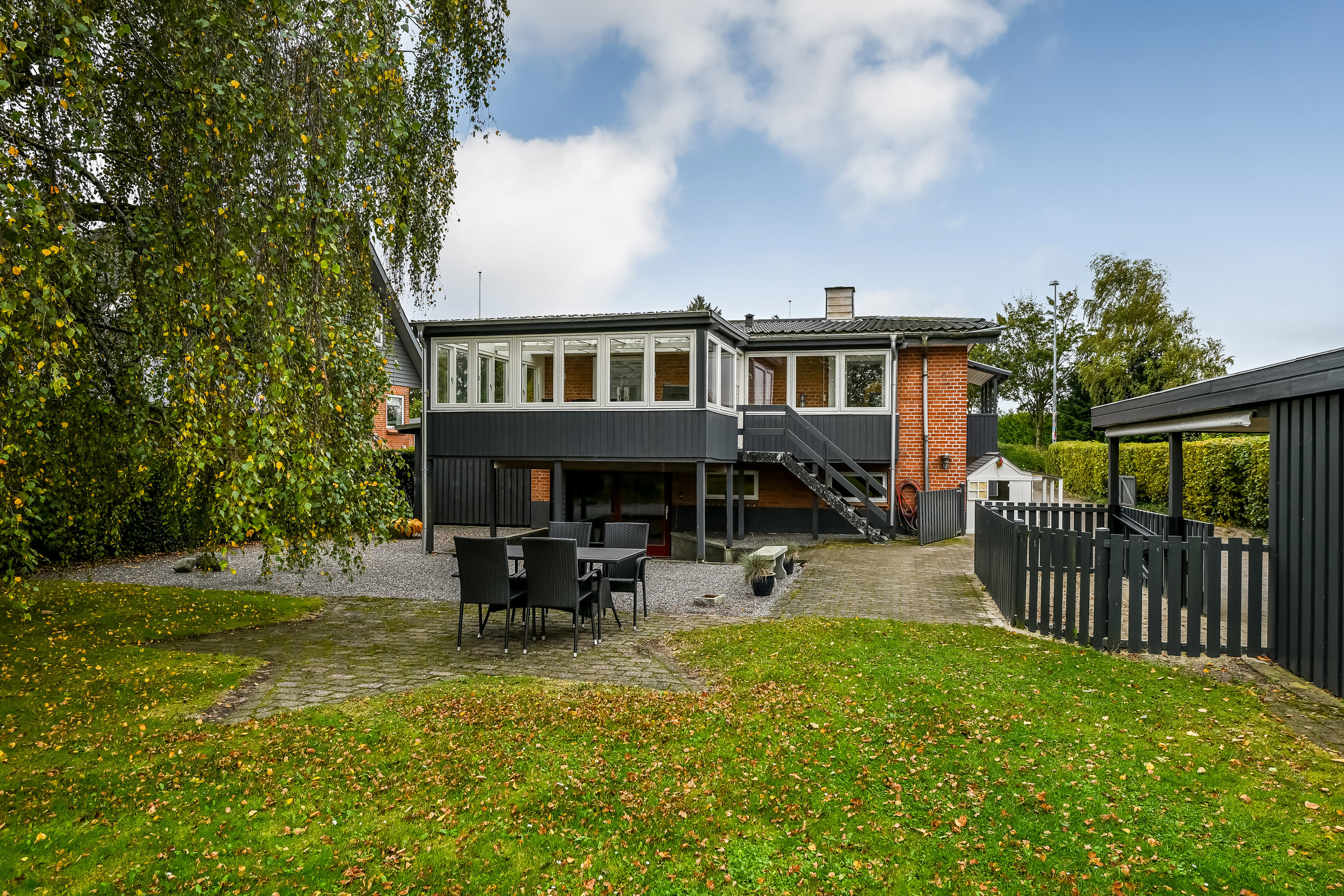 Fremhævet terrasse billede i fuldskærmstilstand. Billede af Vejlevej 25, 7260 Sønder Omme