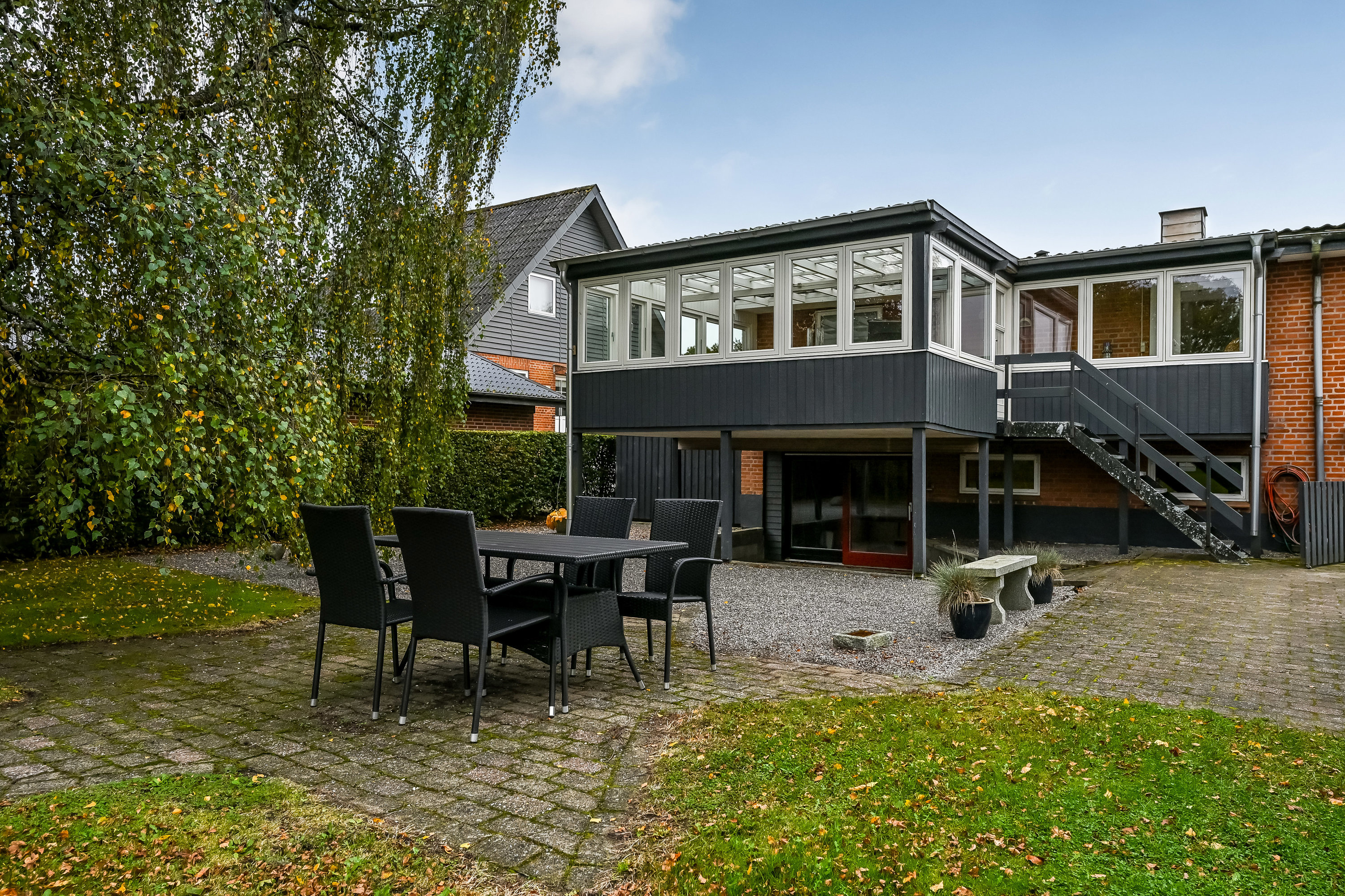 Fremhævet terrasse billede i fuldskærmstilstand. Billede af Vejlevej 25, 7260 Sønder Omme