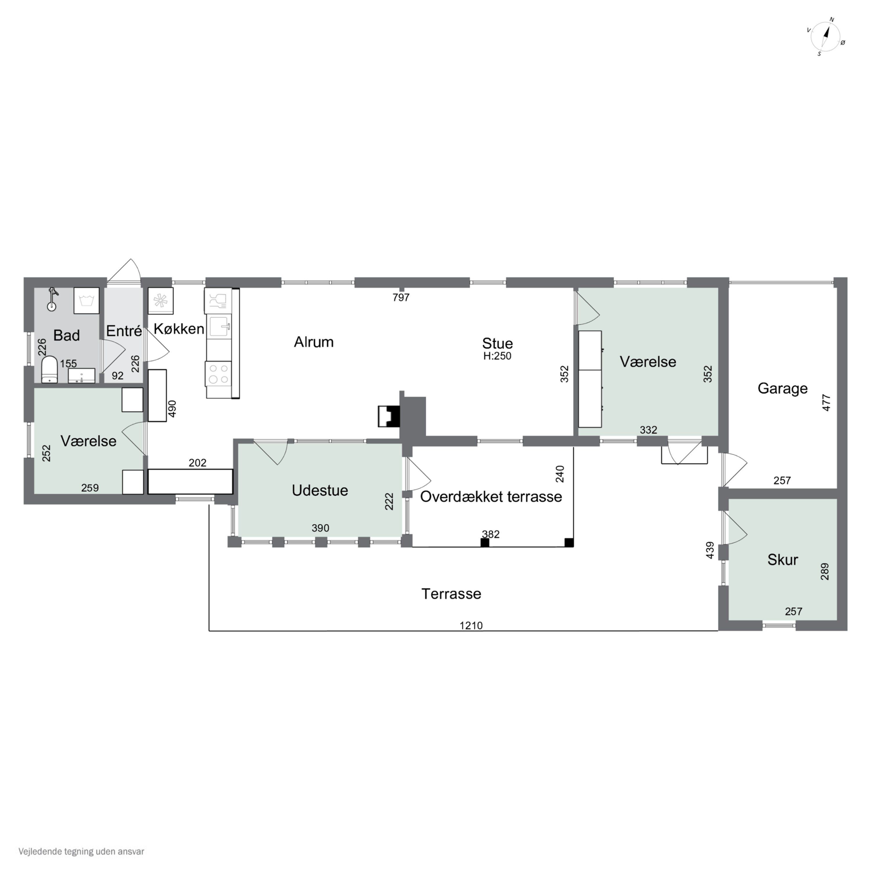 Plantegninger billede af Åbakken 42, Ejby, 4070 Kirke Hyllinge
