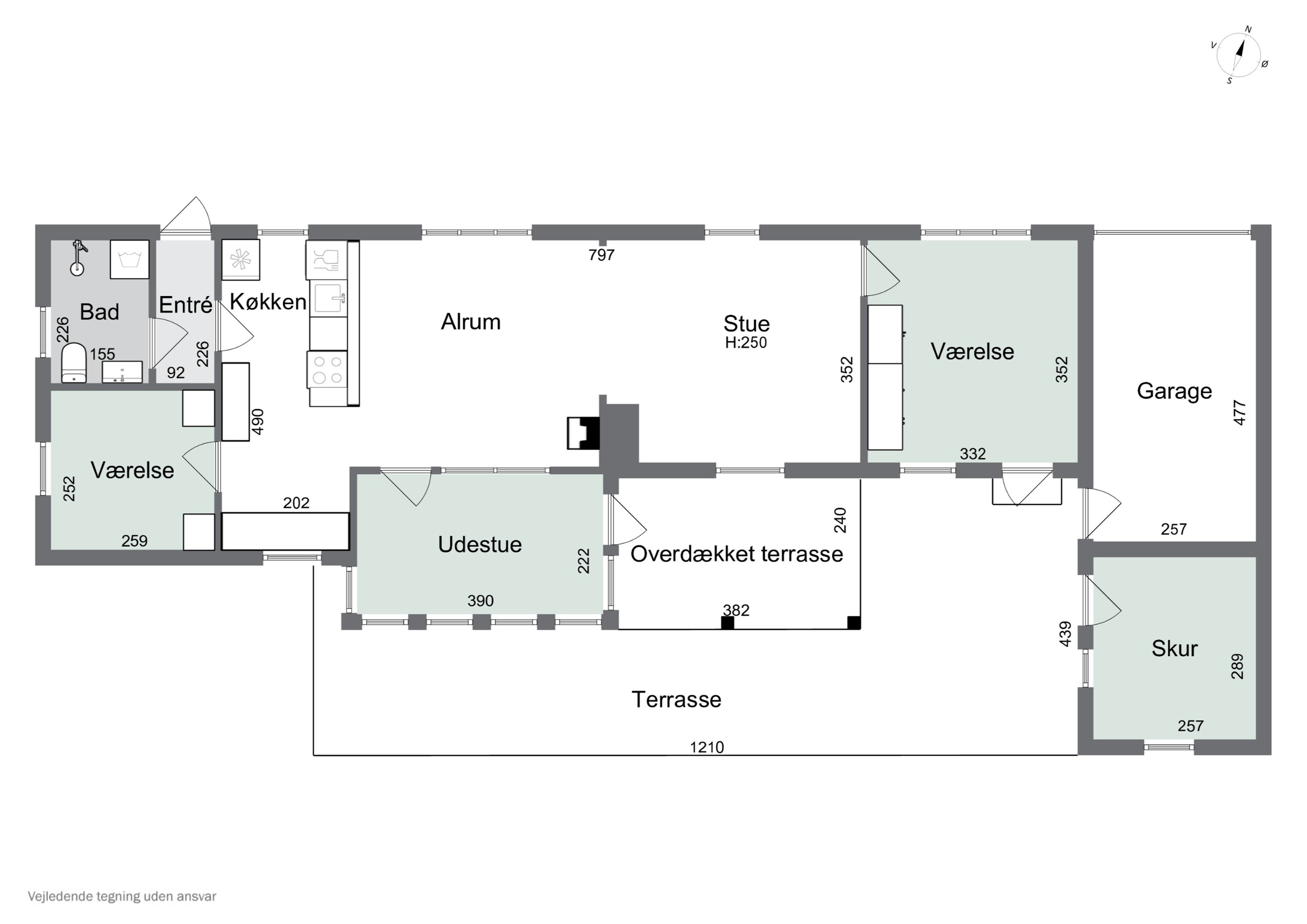 Plantegninger billede af Åbakken 42, Ejby, 4070 Kirke Hyllinge
