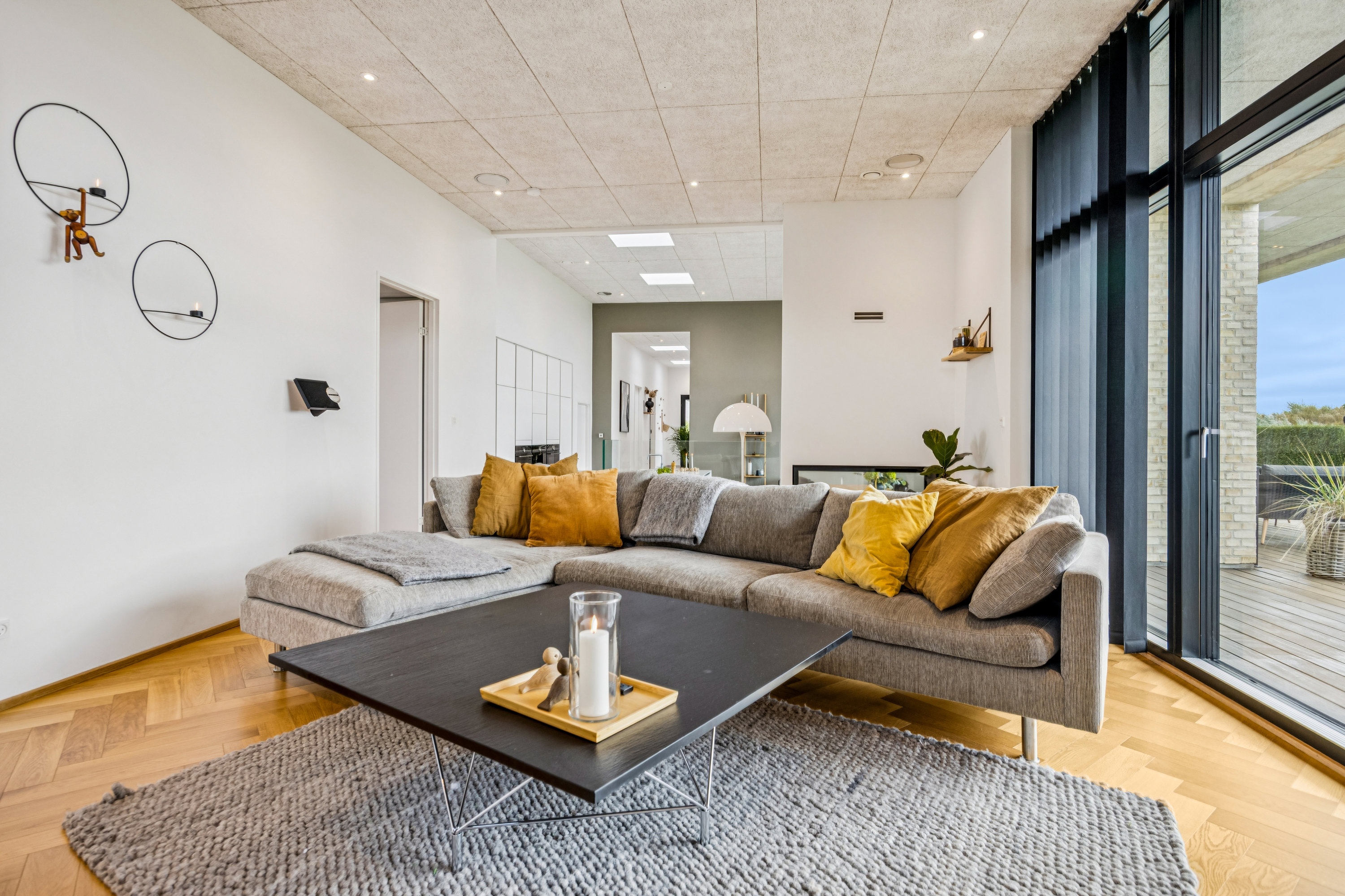 Fremhævet stue billede i fuldskærmstilstand. Billede af Horsbækken 11, 9440 Aabybro