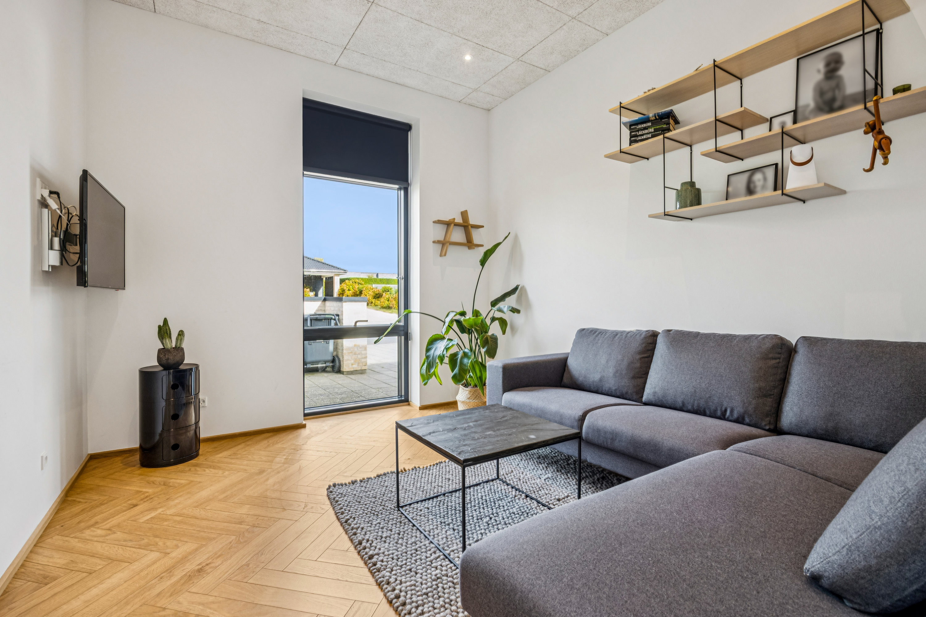 Fremhævet stue billede i fuldskærmstilstand. Billede af Horsbækken 11, 9440 Aabybro