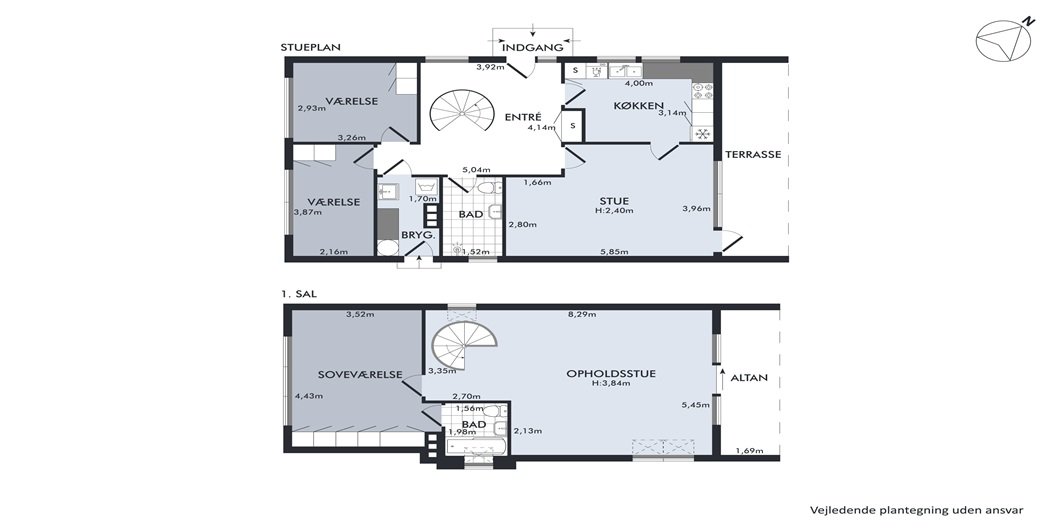 Plantegninger billede af Alleen 14, 8660 Skanderborg