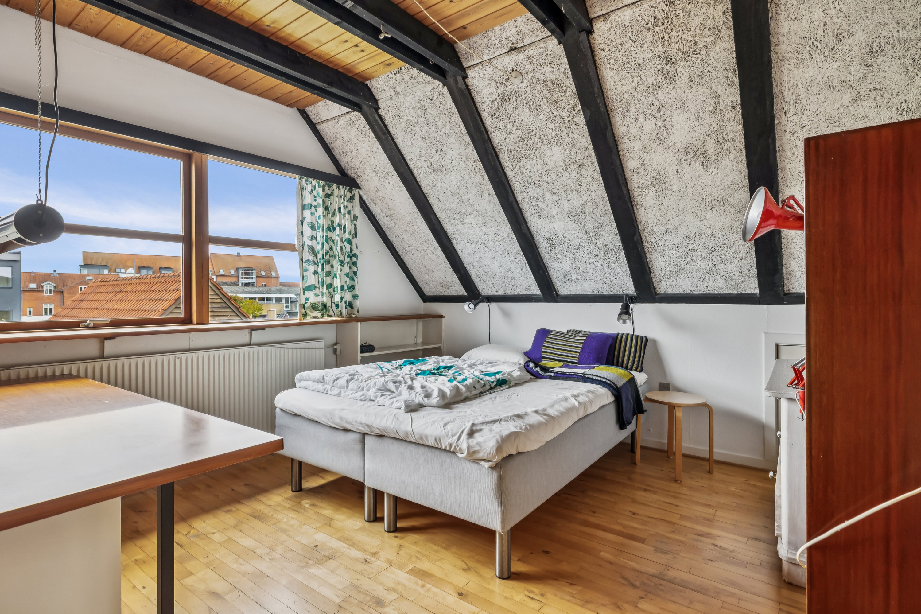 Fremhævet soveværelse billede i fuldskærmstilstand. Billede af Alleen 14, 8660 Skanderborg