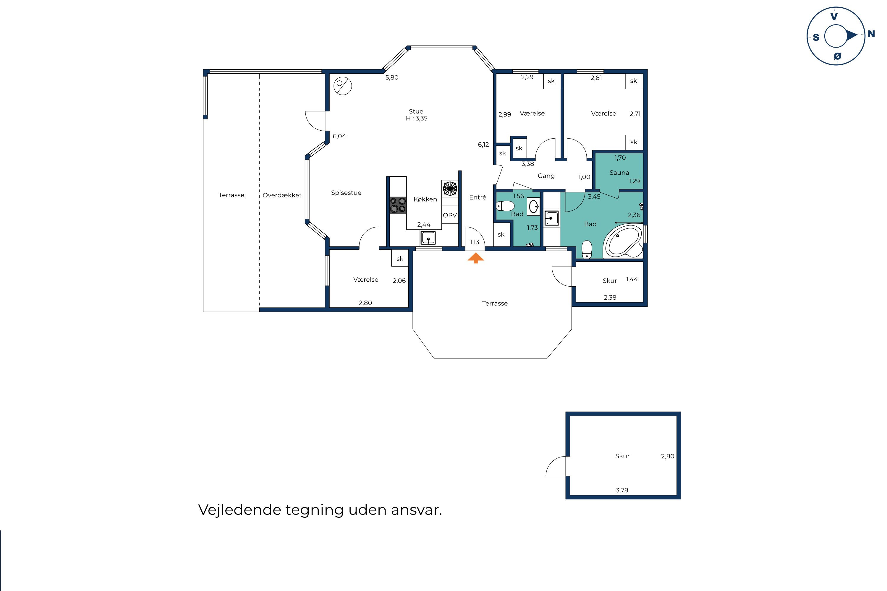 Plantegninger billede af Mågevej 22, Furreby, 9480 Løkken