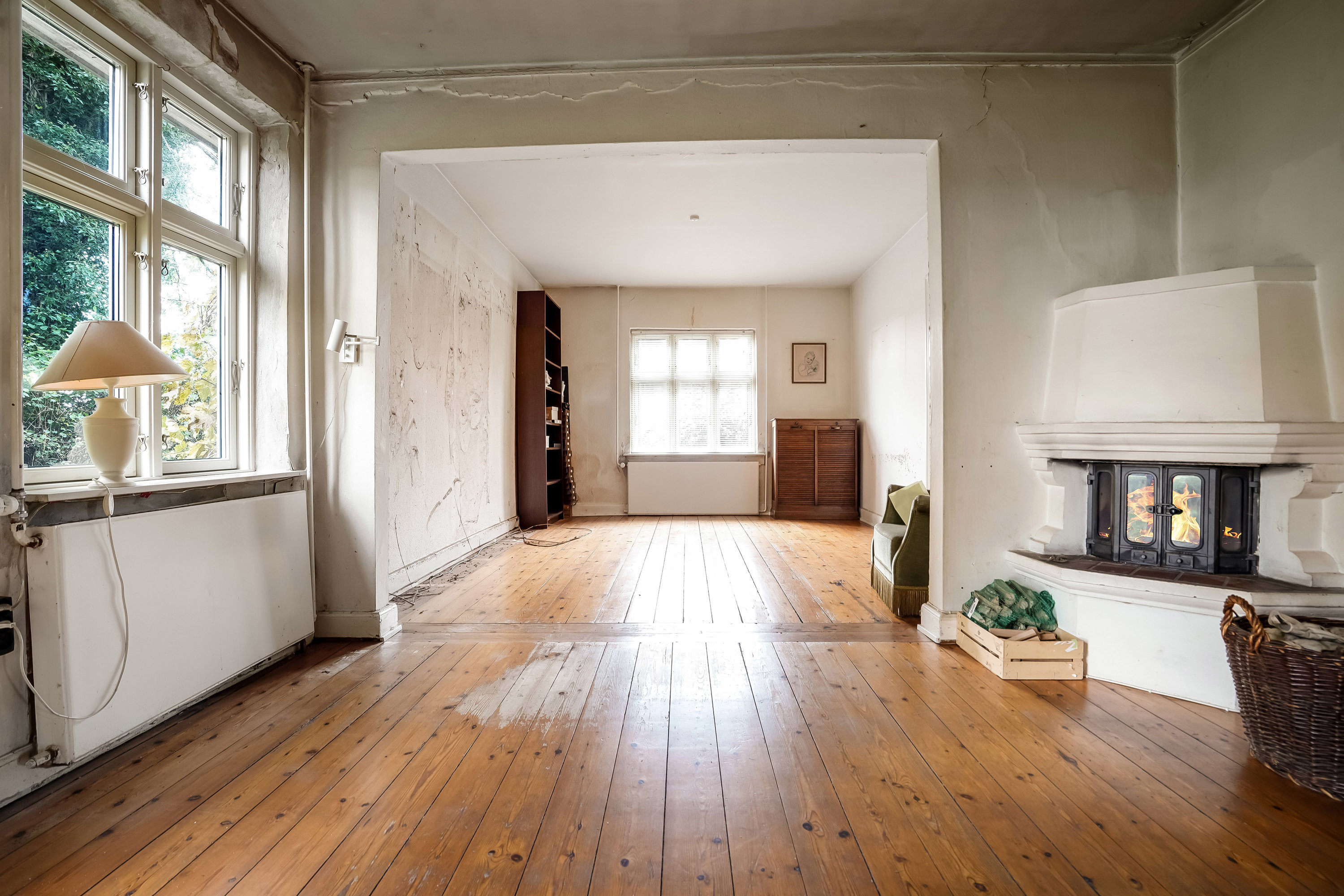 Fremhævet stue billede i fuldskærmstilstand. Billede af Hjelmerupvej 40, Hjelmerup, 5690 Tommerup