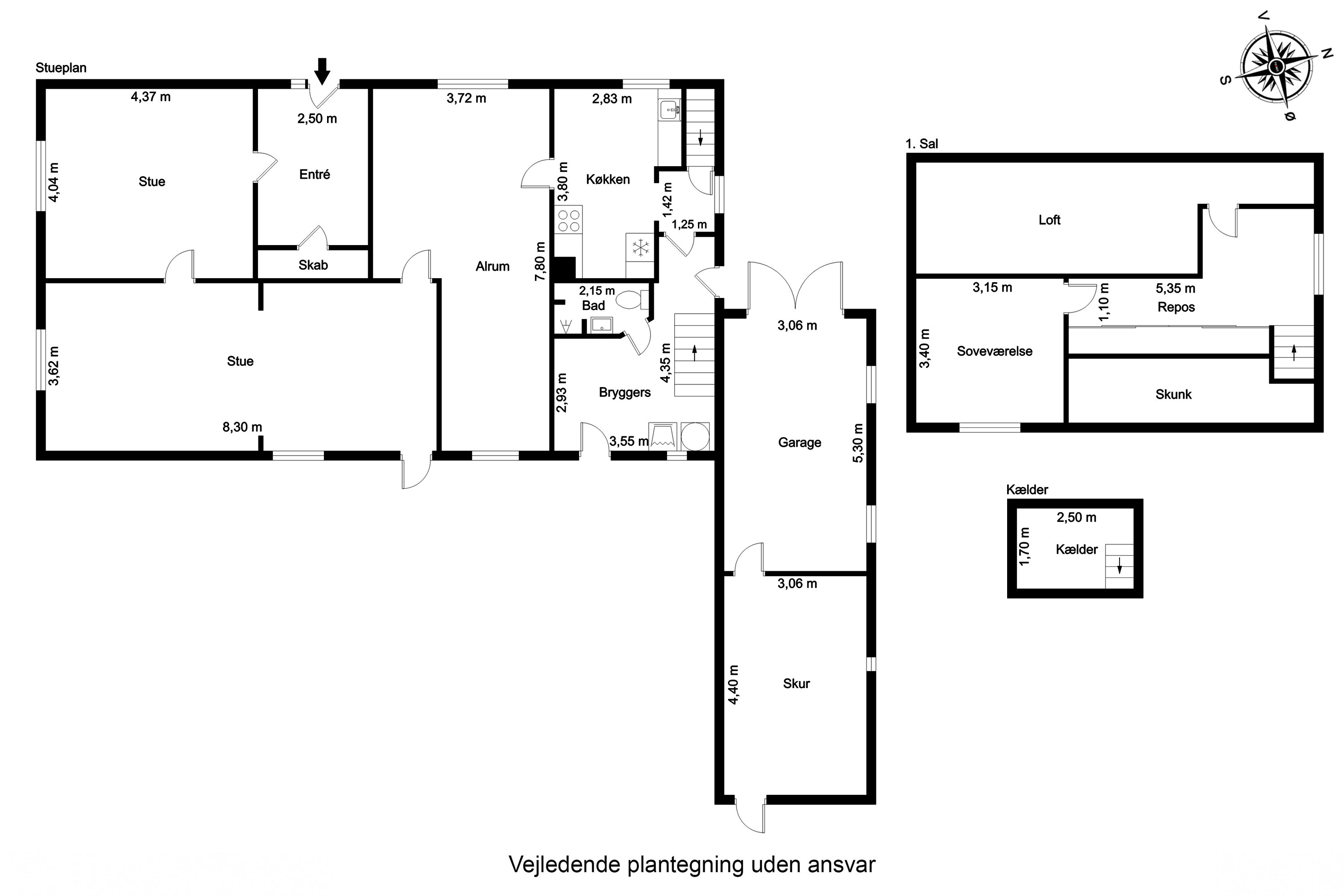 Plantegninger billede af Hjelmerupvej 40, Hjelmerup, 5690 Tommerup