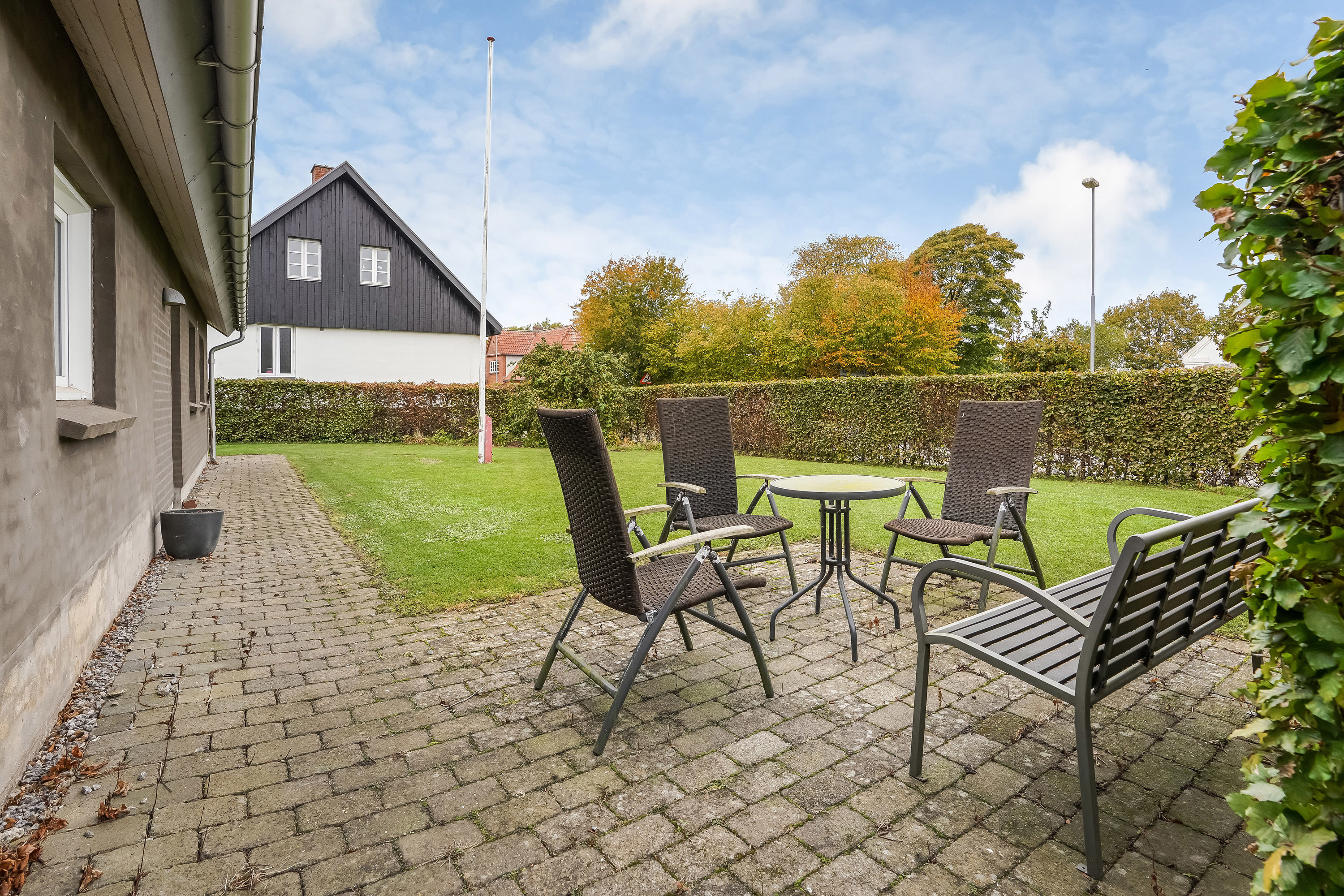 Fremhævet terrasse billede i fuldskærmstilstand. Billede af Grædstrupvej 33, Davding, 8740 Brædstrup