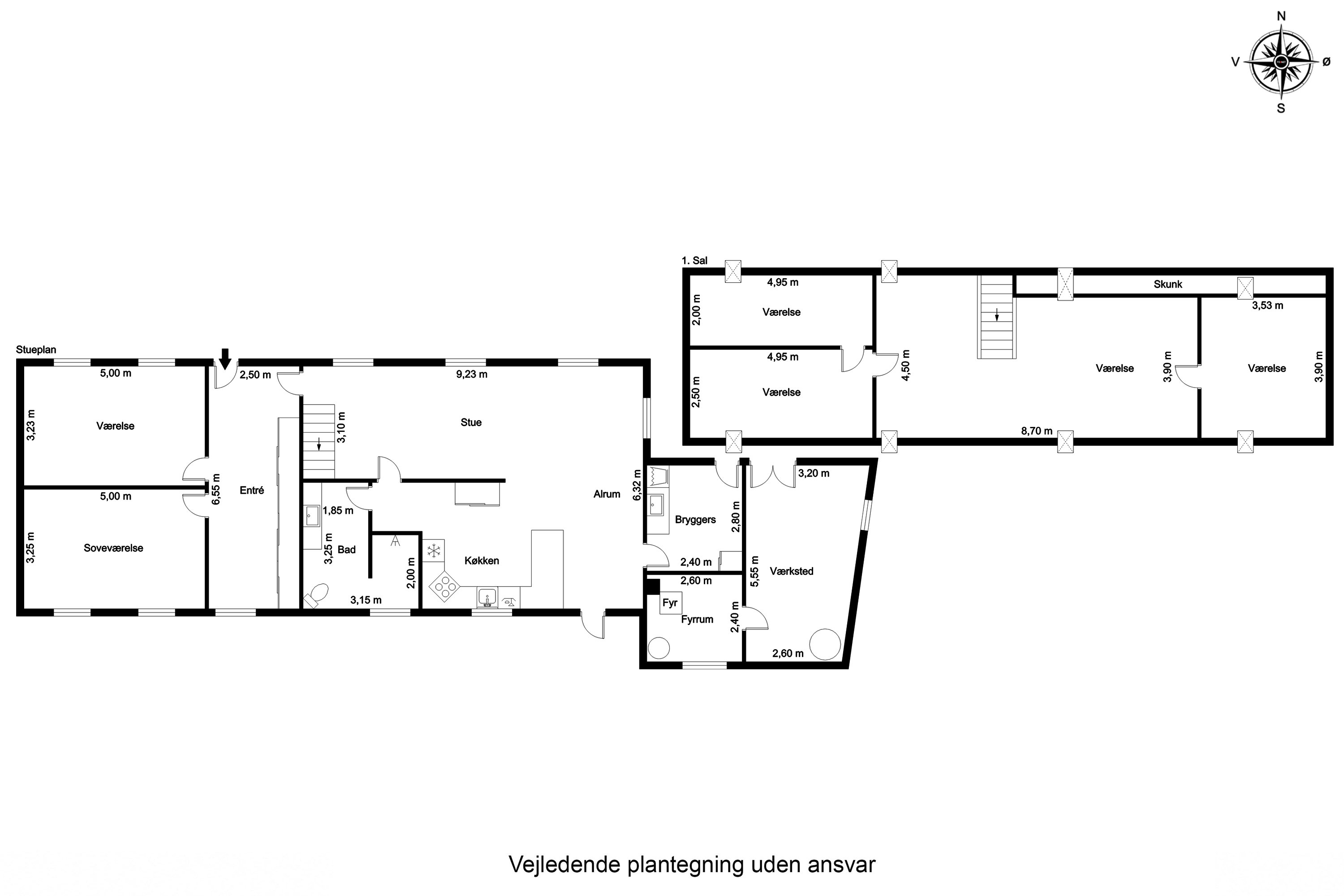 Plantegninger billede af Grædstrupvej 33, Davding, 8740 Brædstrup