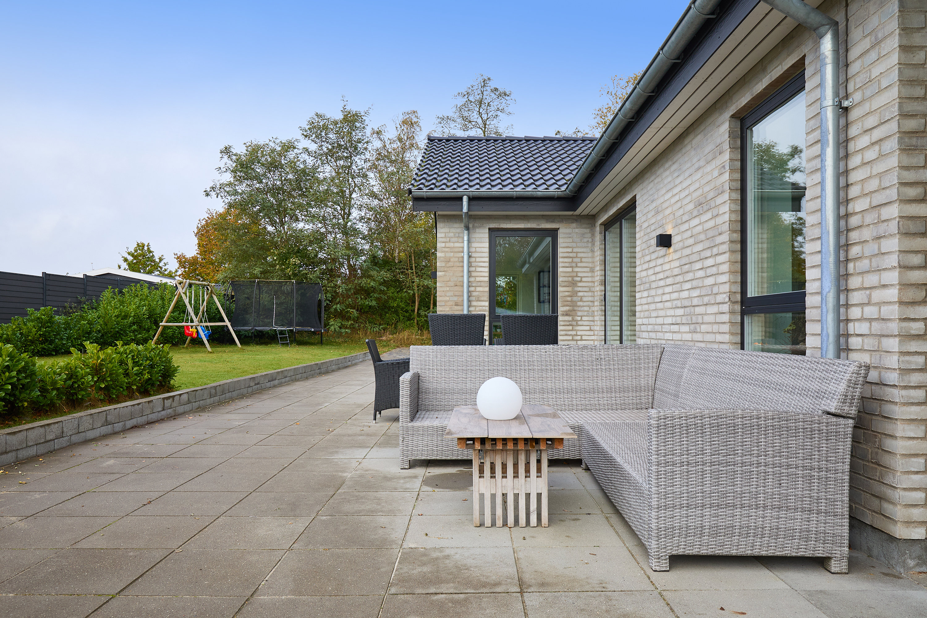 Fremhævet terrasse billede i fuldskærmstilstand. Billede af Spurvevej 10, 3550 Slangerup