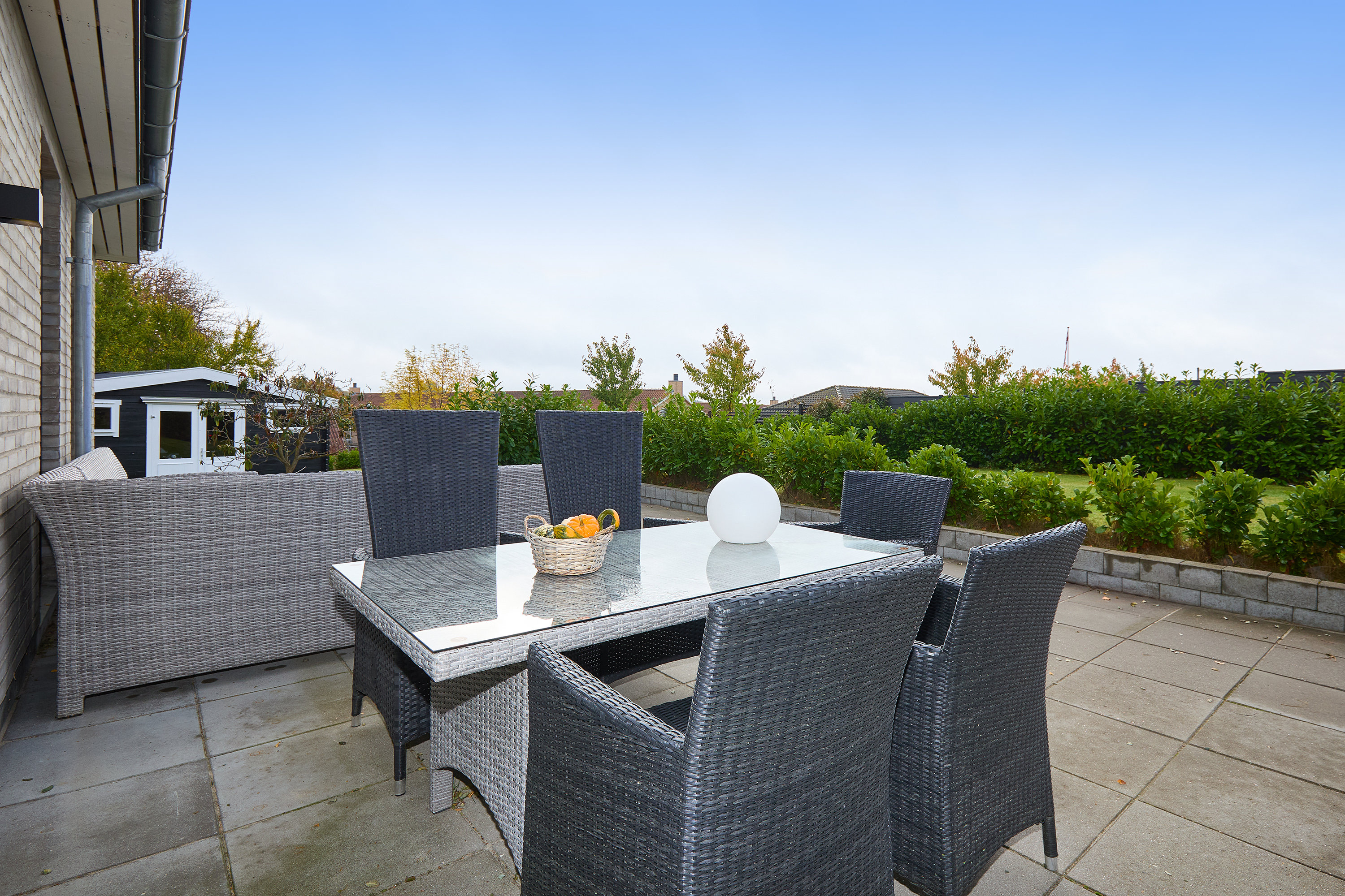 Fremhævet terrasse billede i fuldskærmstilstand. Billede af Spurvevej 10, 3550 Slangerup